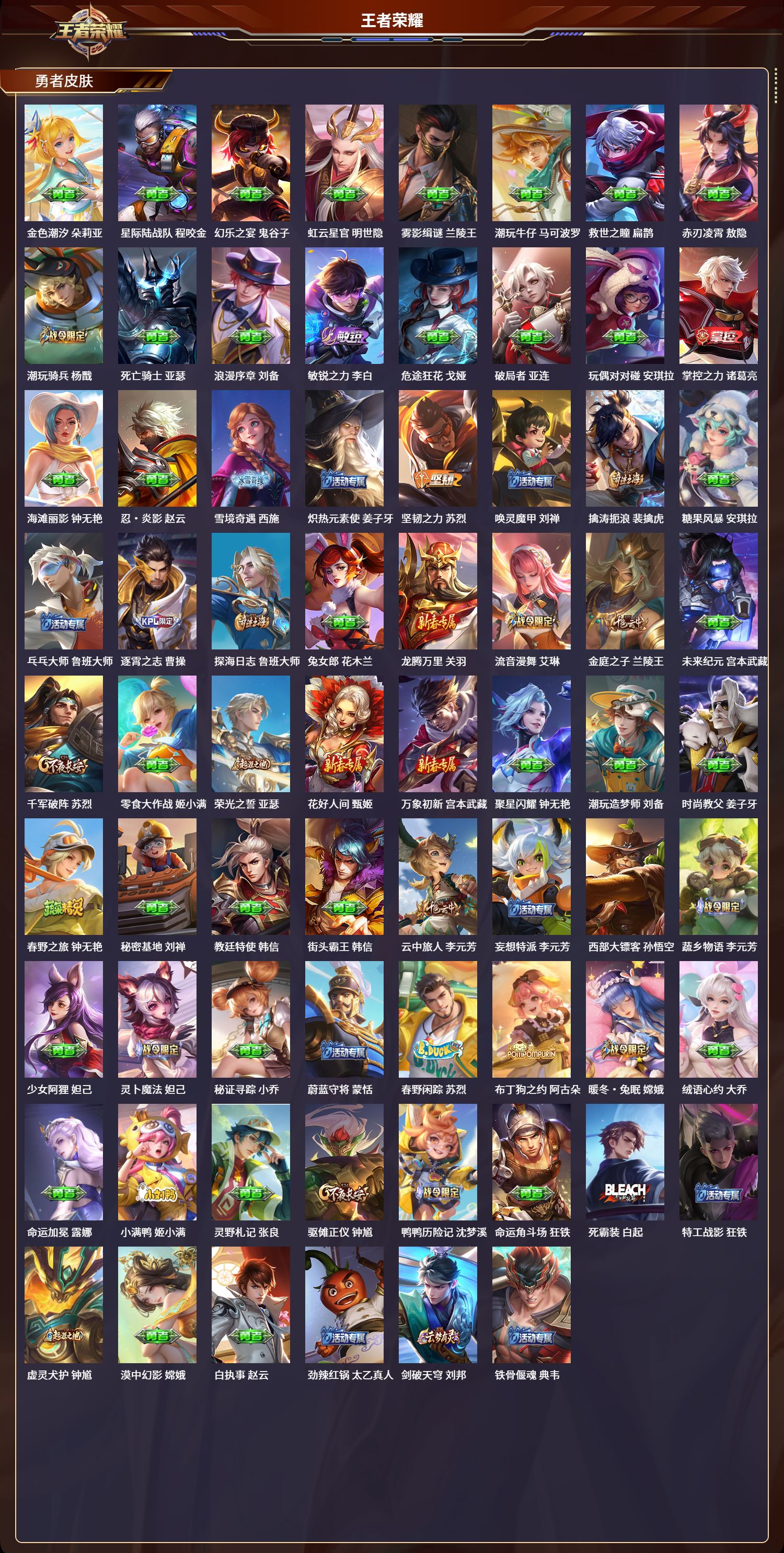 WZLX4267207王者荣耀账号详情图5