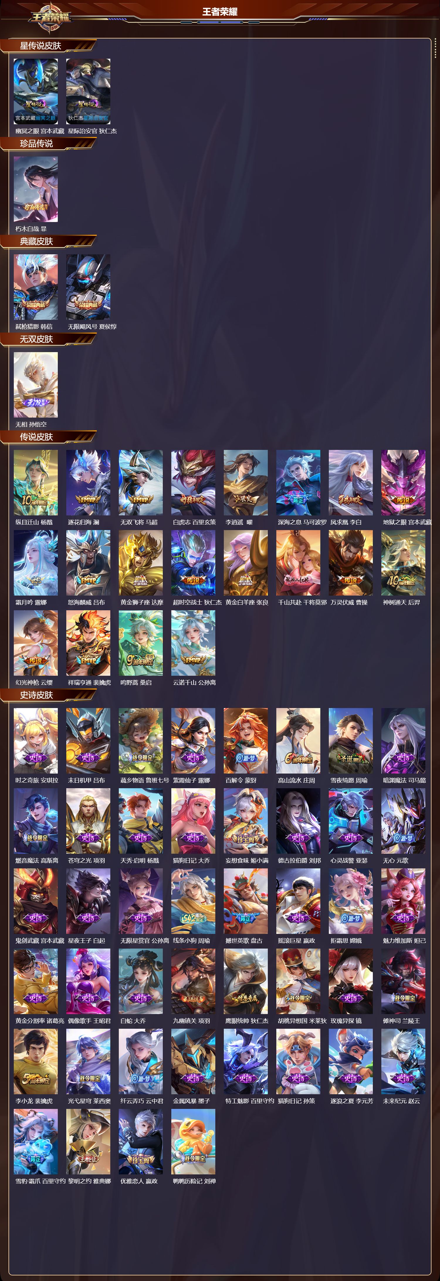 WZMK4257381王者荣耀账号详情图2 WZMK4257381王者荣耀账号详情图2