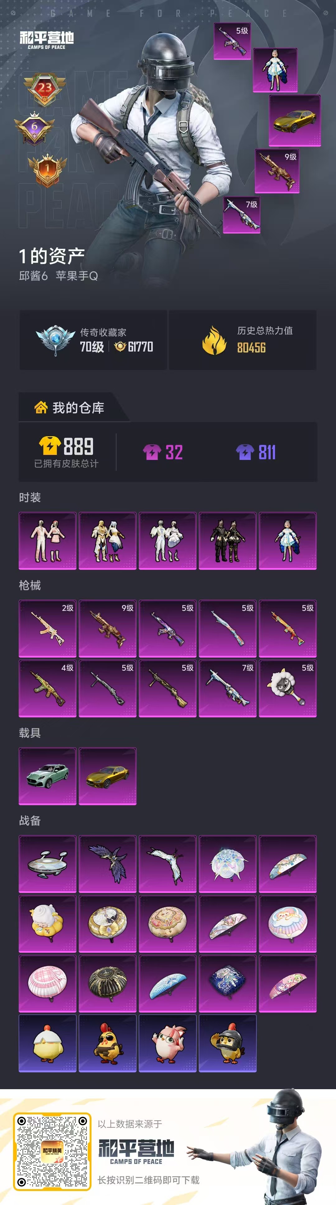 HPSJ4141963和平精英账号详情图2 HPSJ4141963和平精英账号详情图2