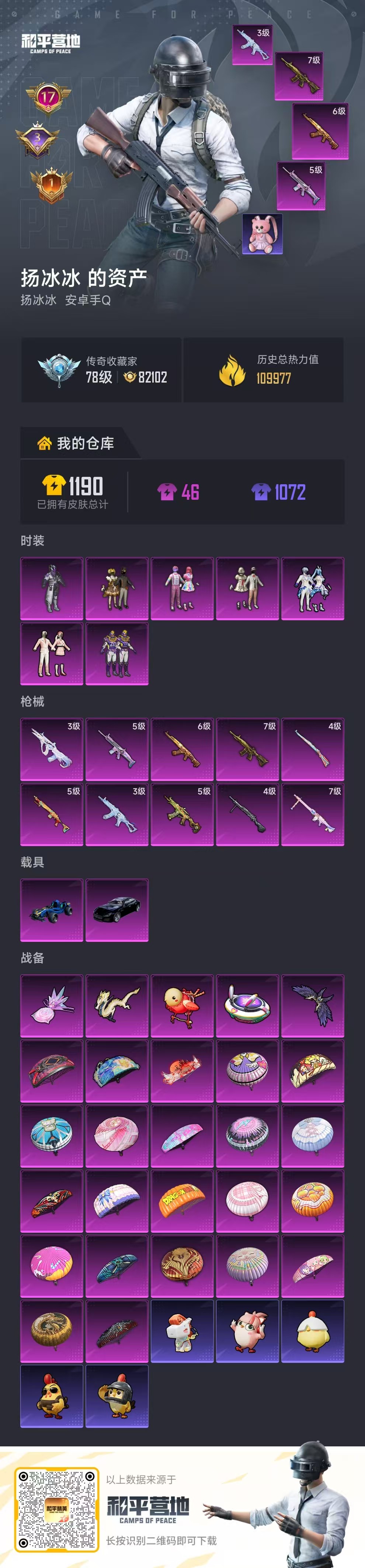 HPSJ4141524和平精英账号详情图2