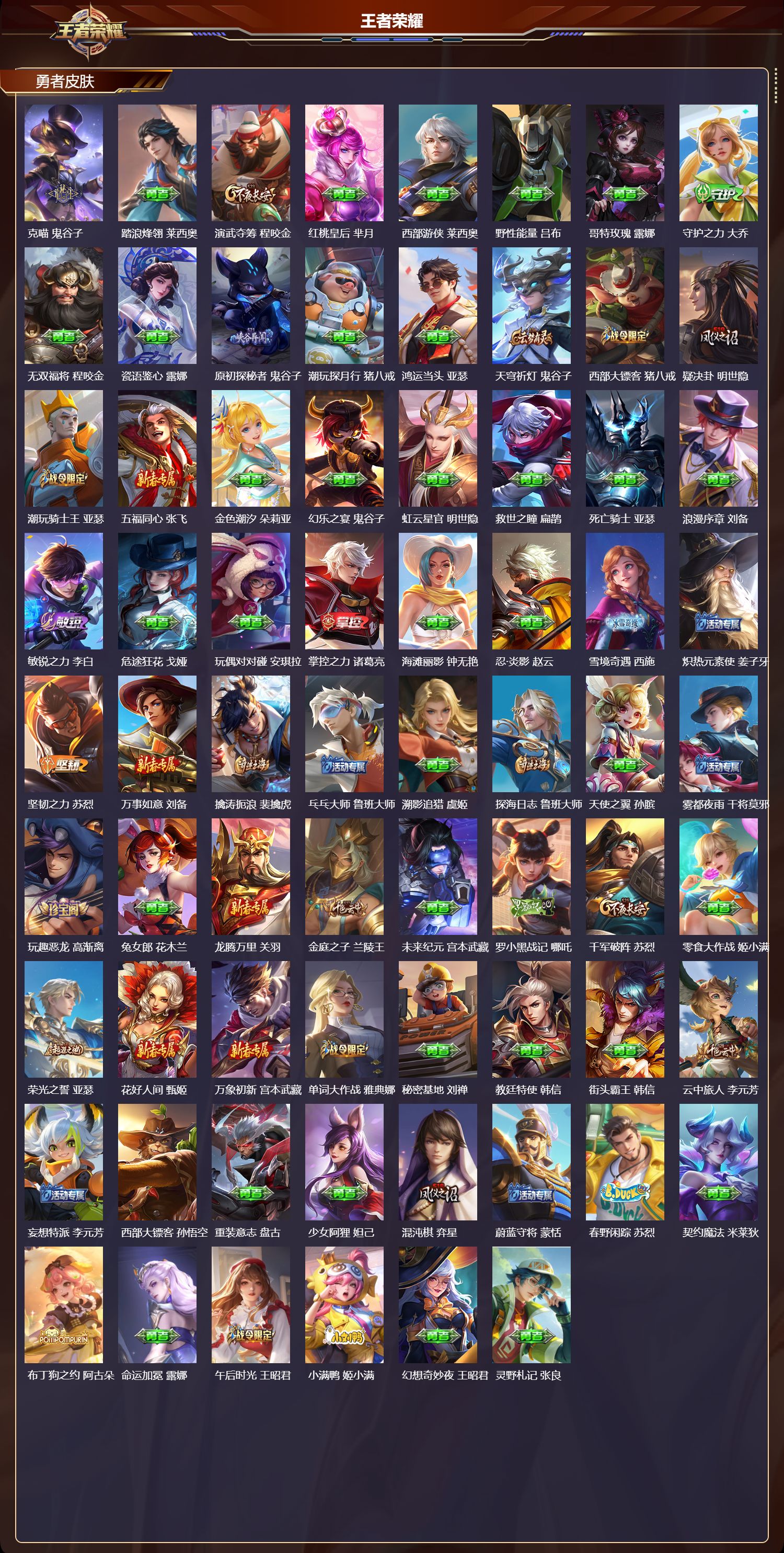 WZQM4257690王者荣耀账号详情图4