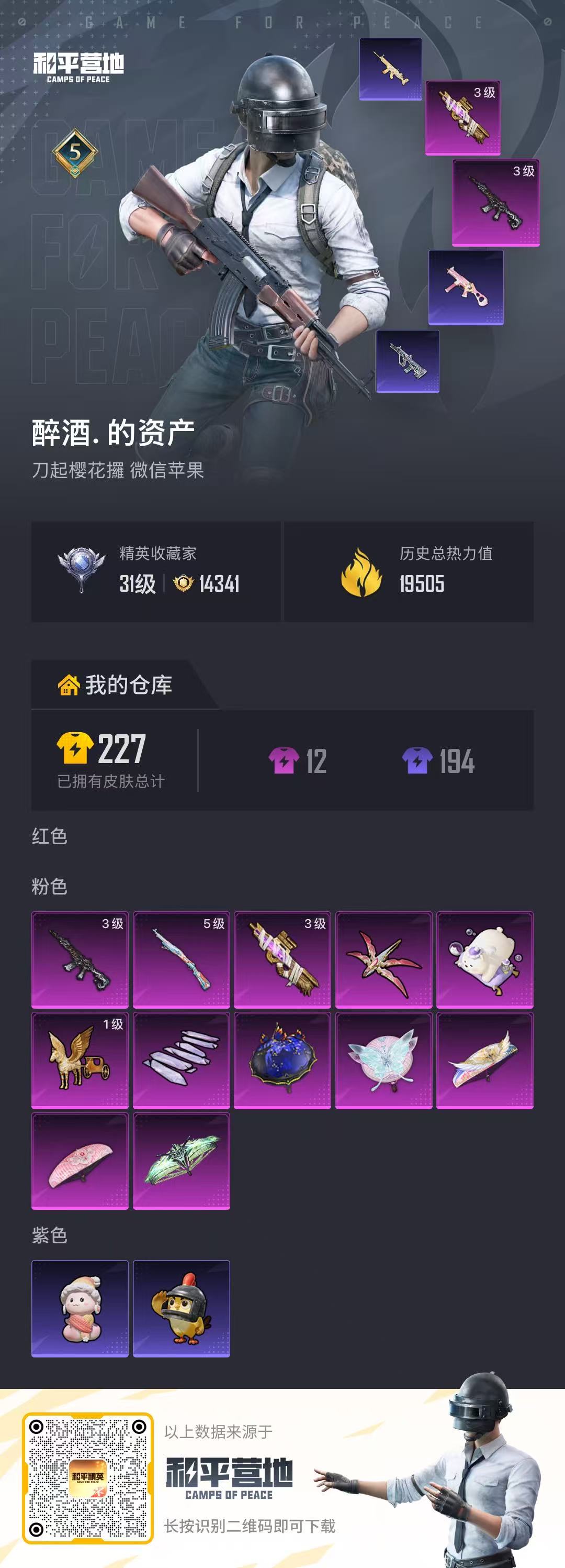 HPSJ4142097和平精英账号详情图2