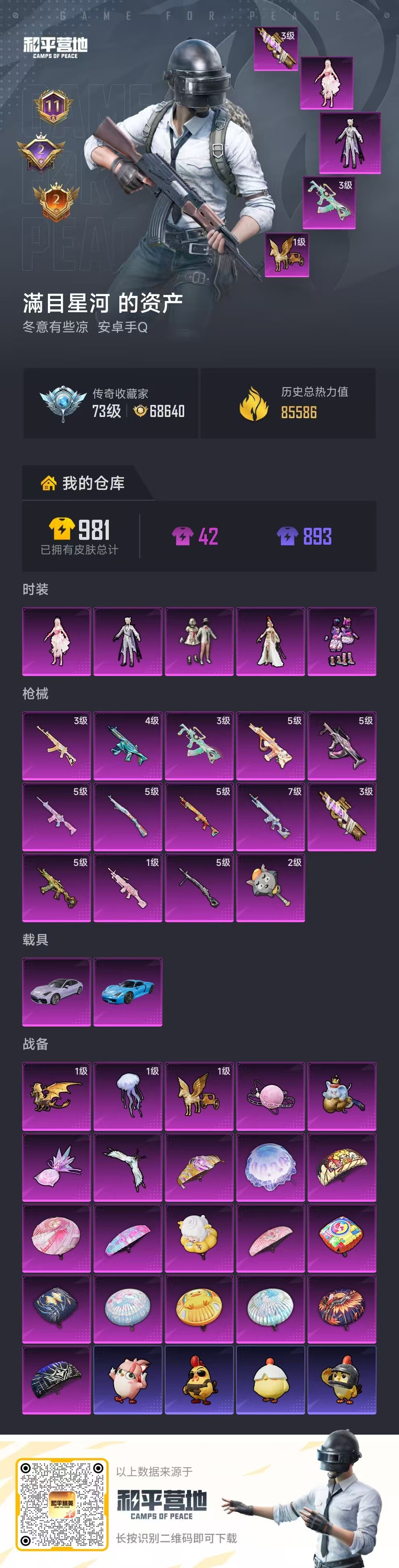 HPSJ4142083和平精英账号详情图2 HPSJ4142083和平精英账号详情图2