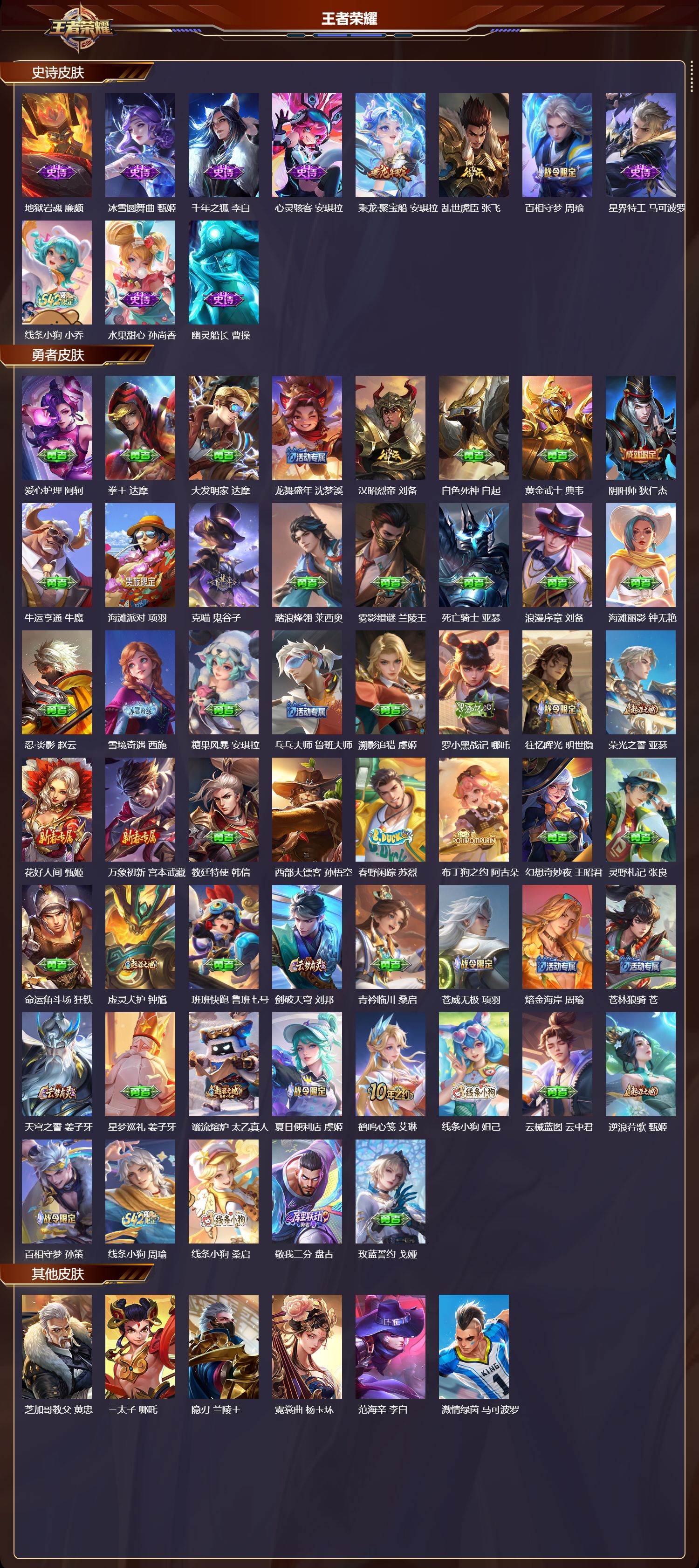 WZMK4257342王者荣耀账号详情图3 WZMK4257342王者荣耀账号详情图3