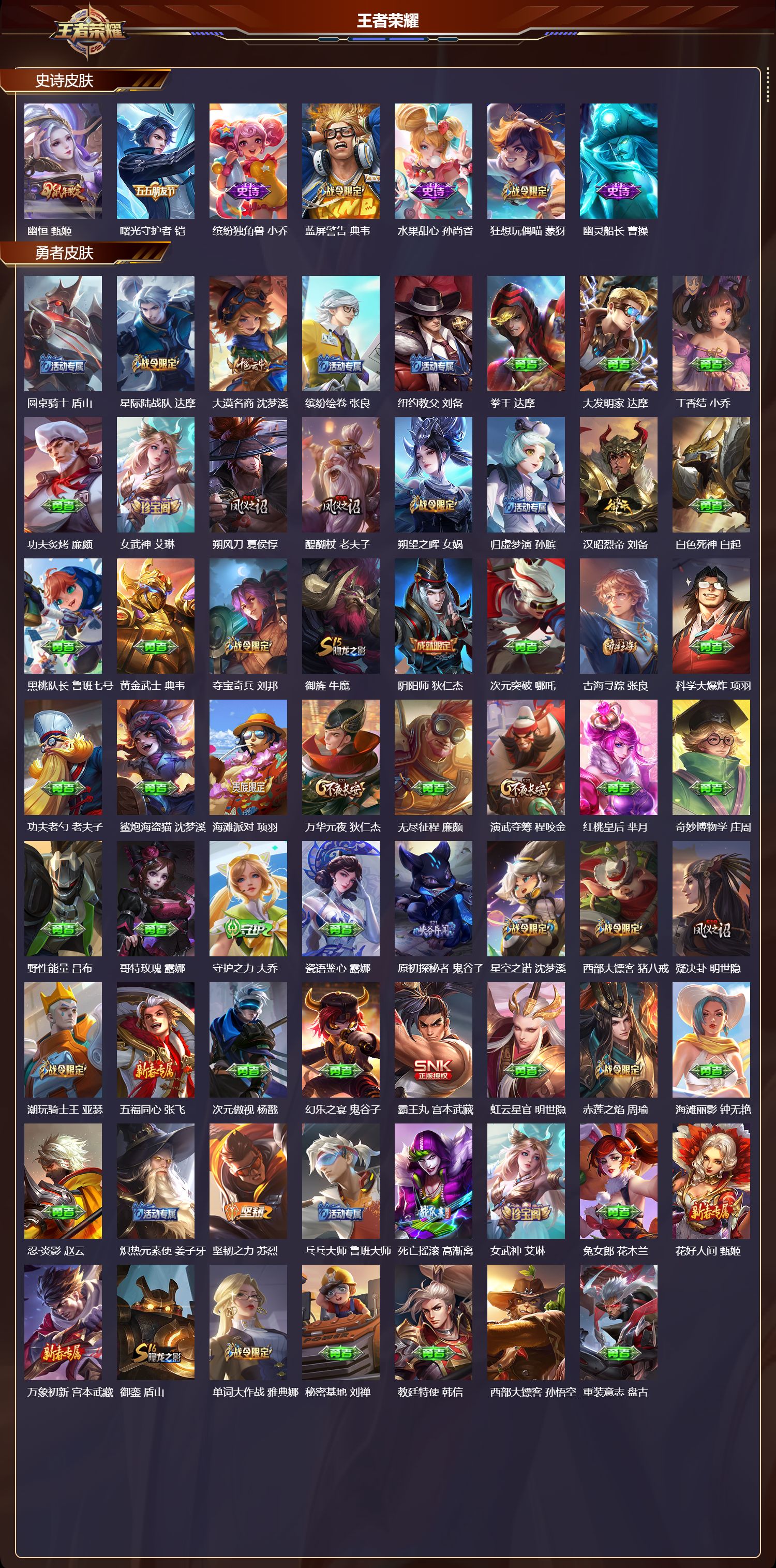 WZQM4257411王者荣耀账号详情图3 WZQM4257411王者荣耀账号详情图3