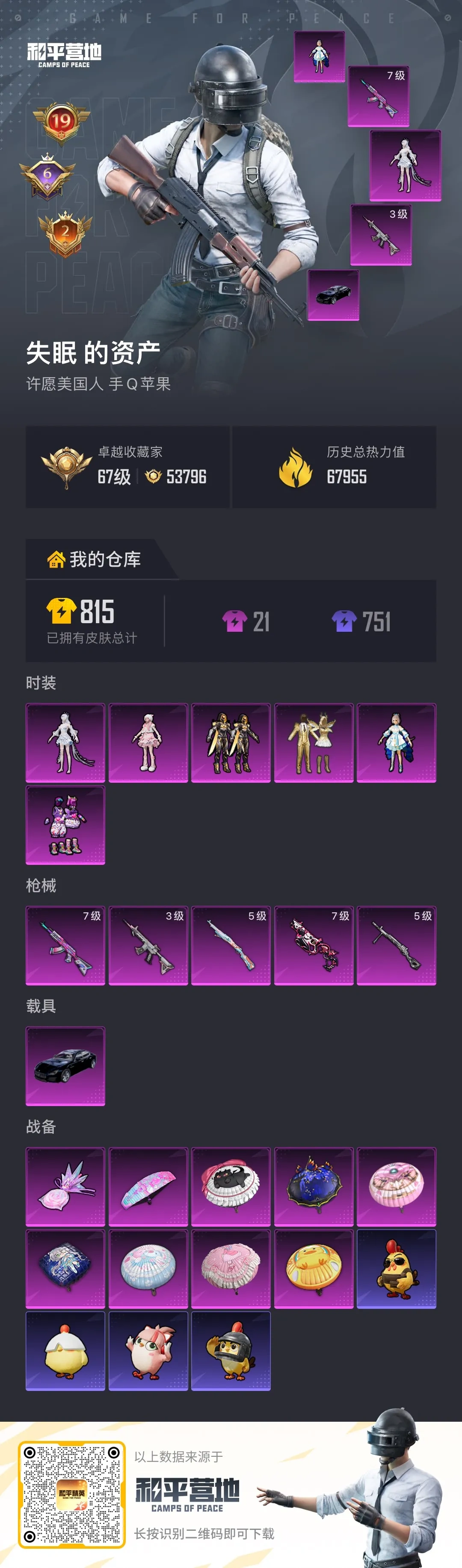 HPSJ4142111和平精英账号详情图2 HPSJ4142111和平精英账号详情图2