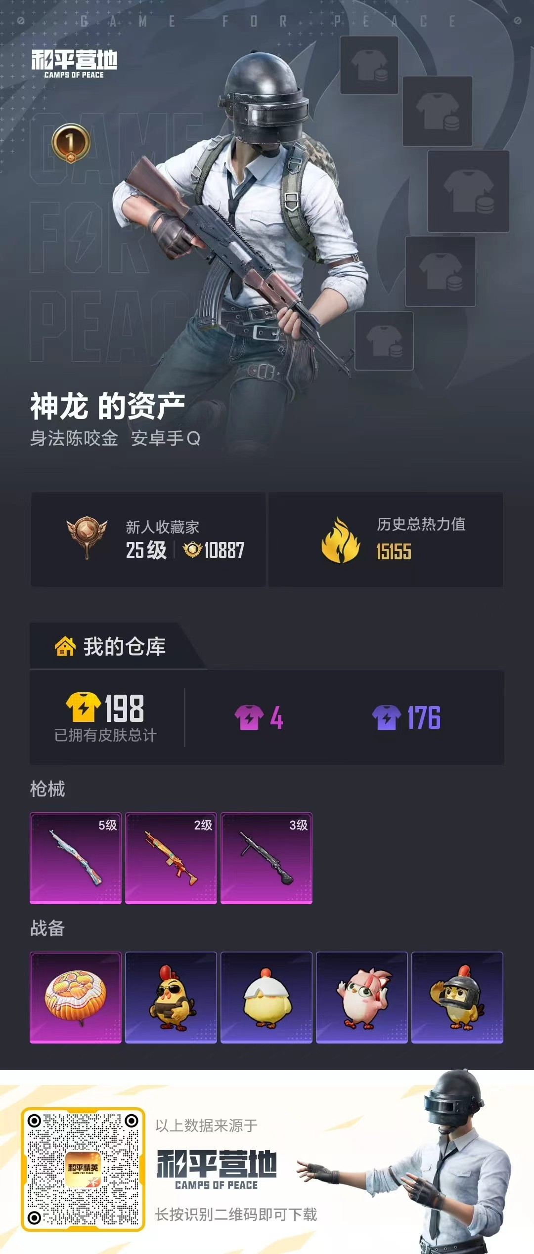 HPSJ4141947和平精英账号详情图2