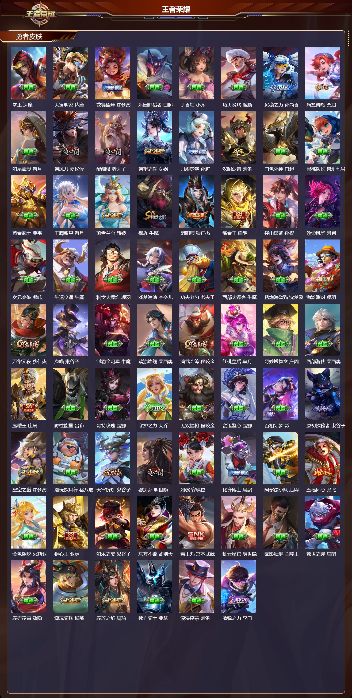 WZQM4257412王者荣耀账号详情图5