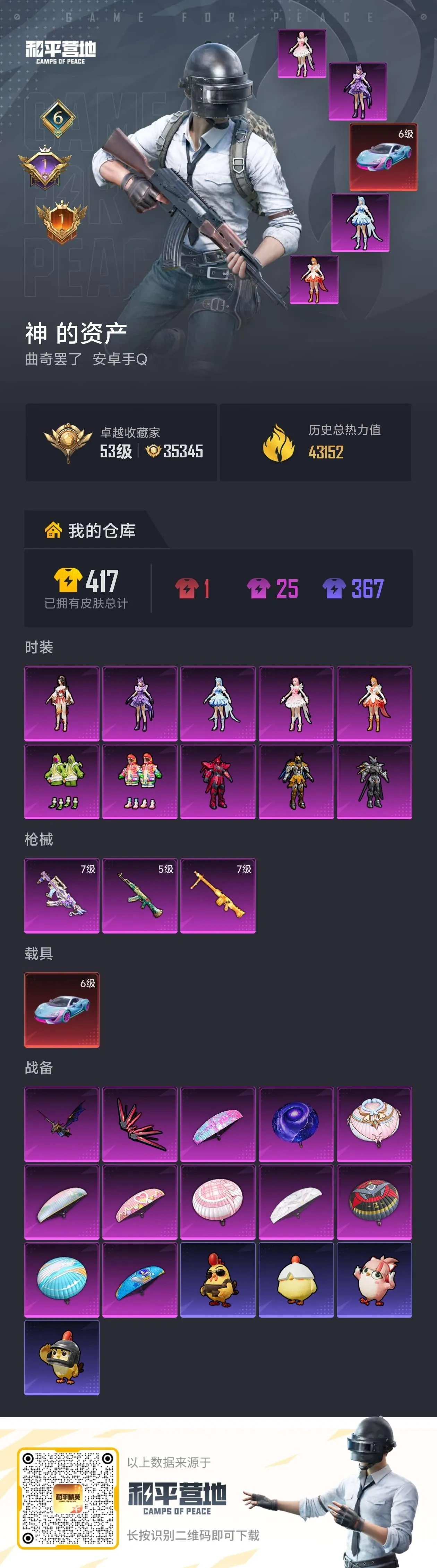 HPSJ4141978和平精英账号详情图2 HPSJ4141978和平精英账号详情图2