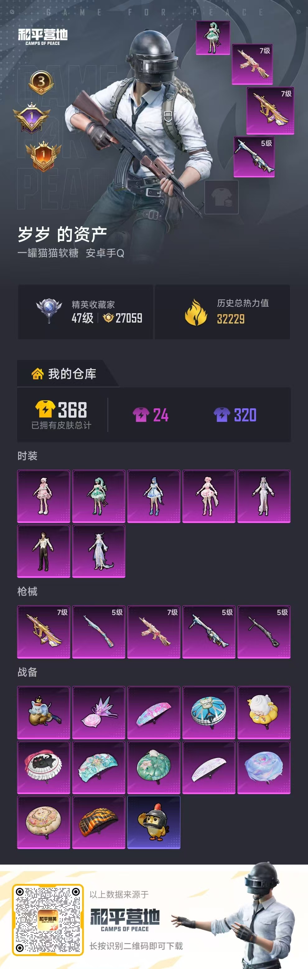 HPSJ4141491和平精英账号详情图2