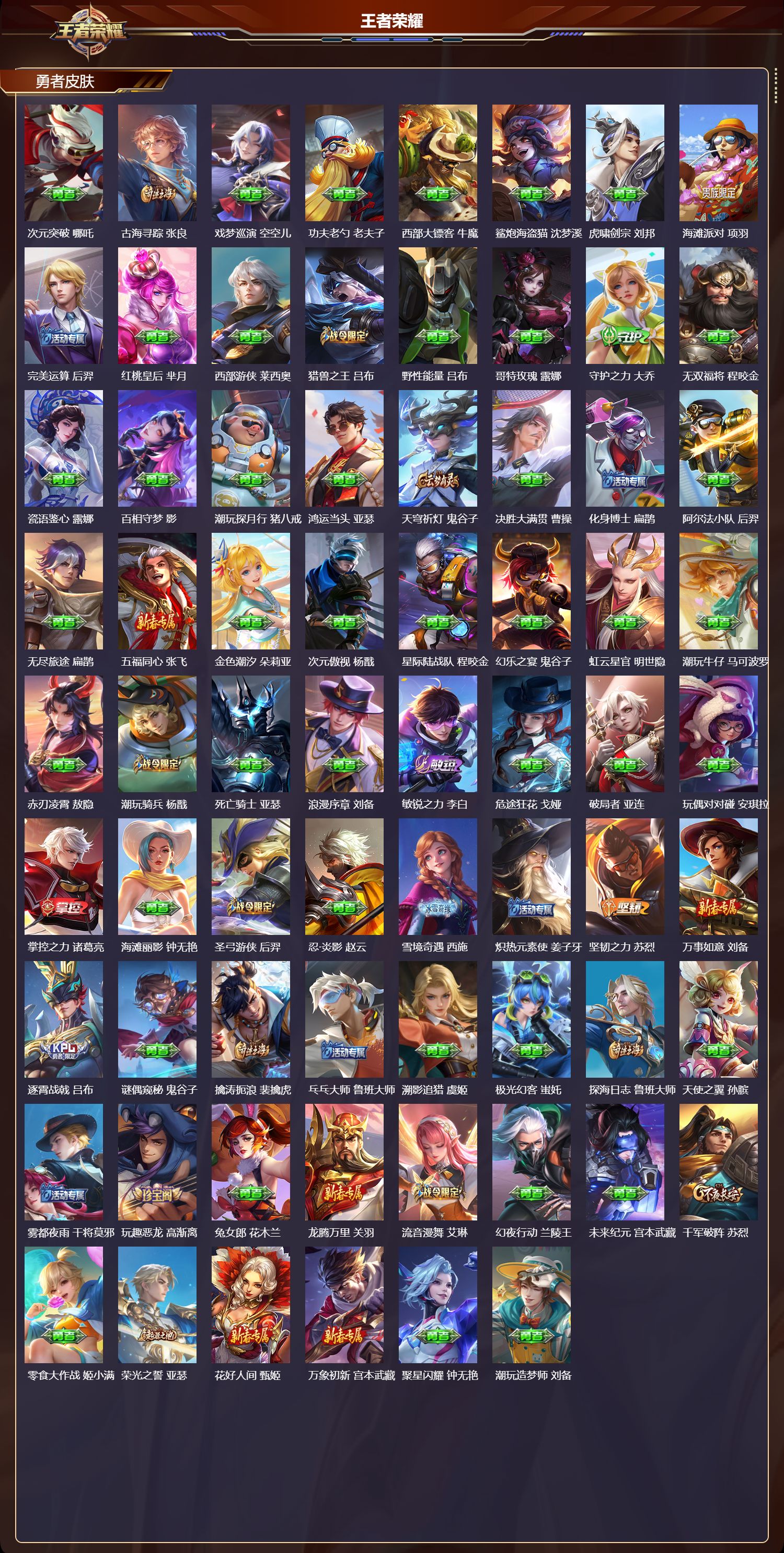 WZQM4257679王者荣耀账号详情图4