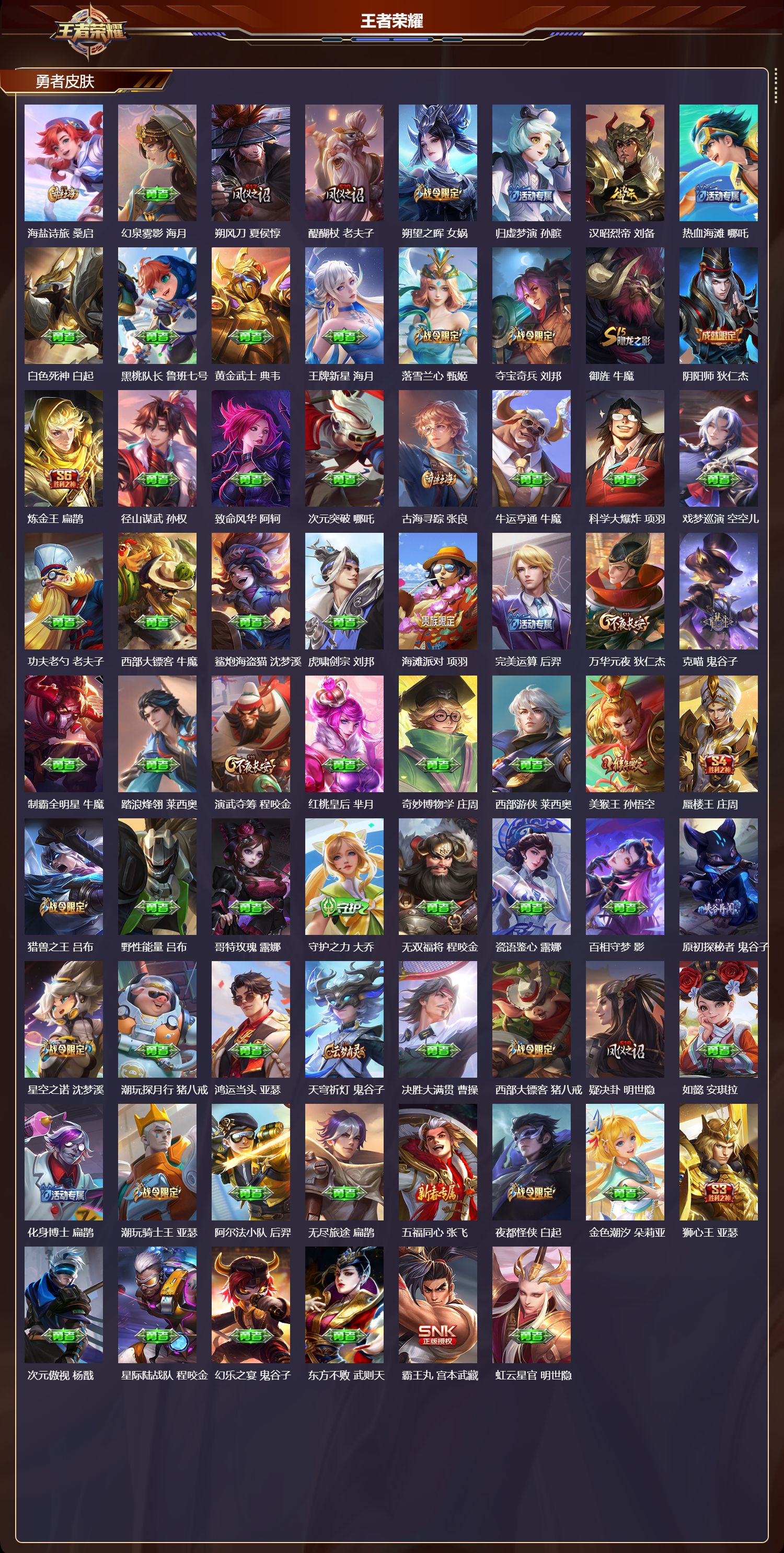 WZQM4257310王者荣耀账号详情图6