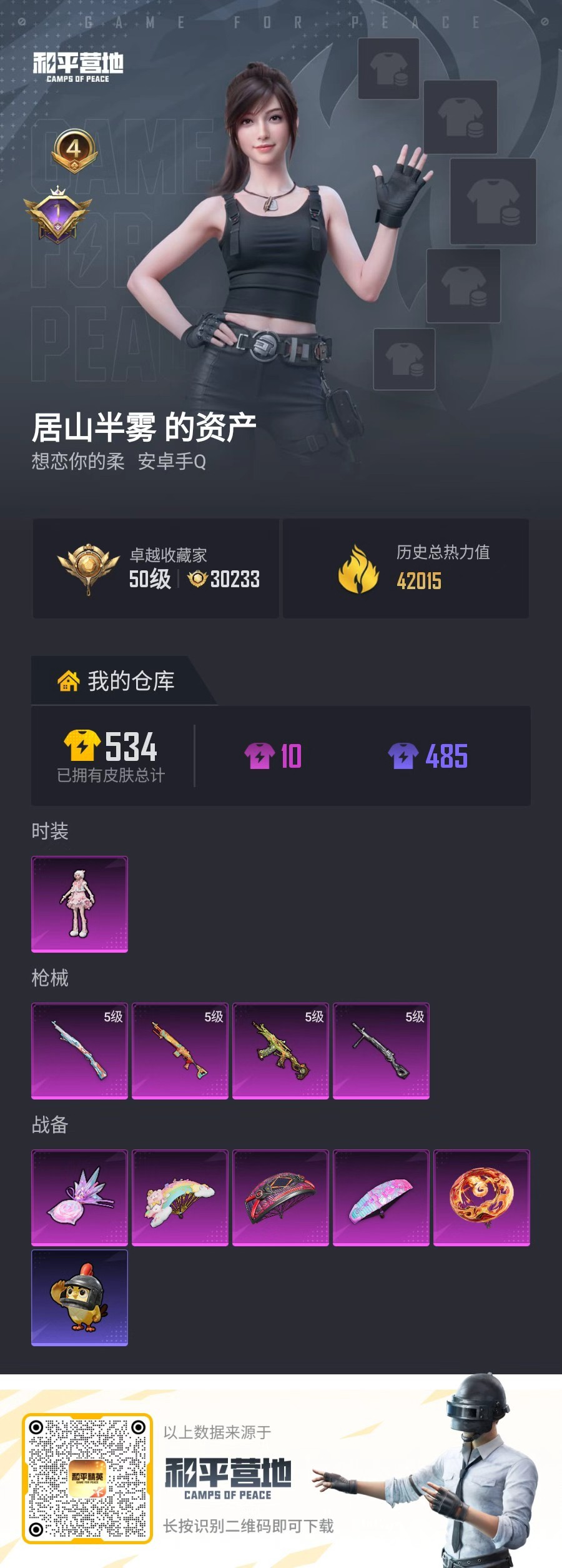 HPSJ4142003和平精英账号详情图2