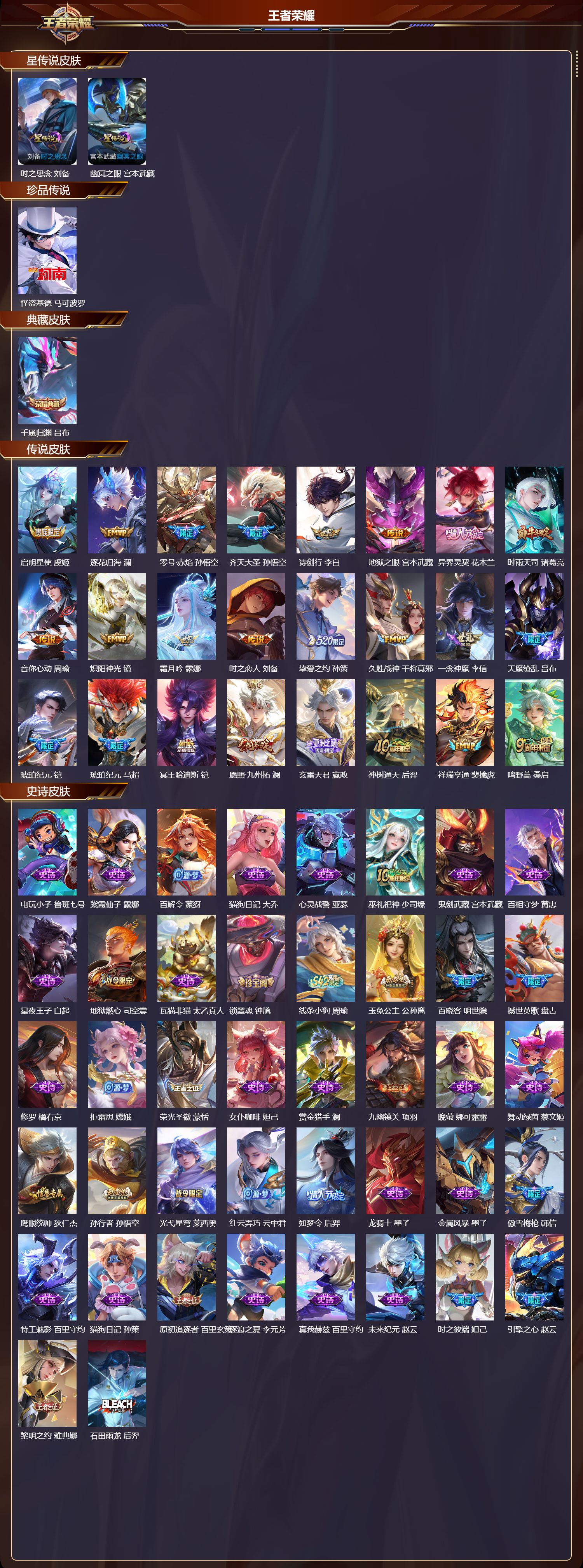 WZQM4257562王者荣耀账号详情图2