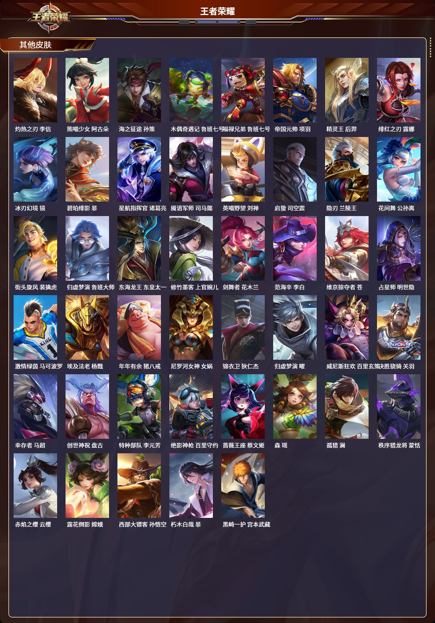 WZLX4255437王者荣耀账号详情图6 WZLX4255437王者荣耀账号详情图6