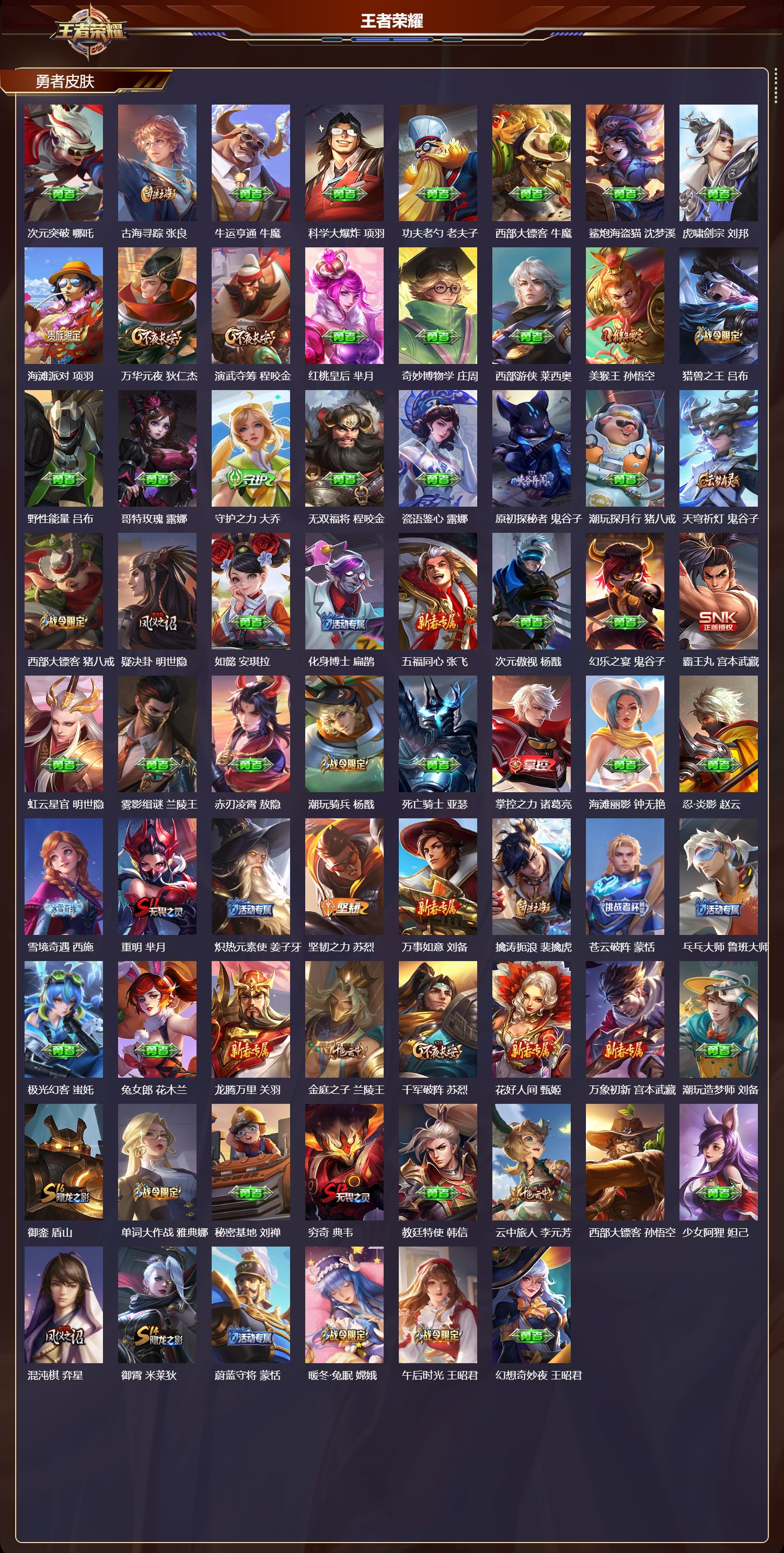 WZMK4257518王者荣耀账号详情图4 WZMK4257518王者荣耀账号详情图4