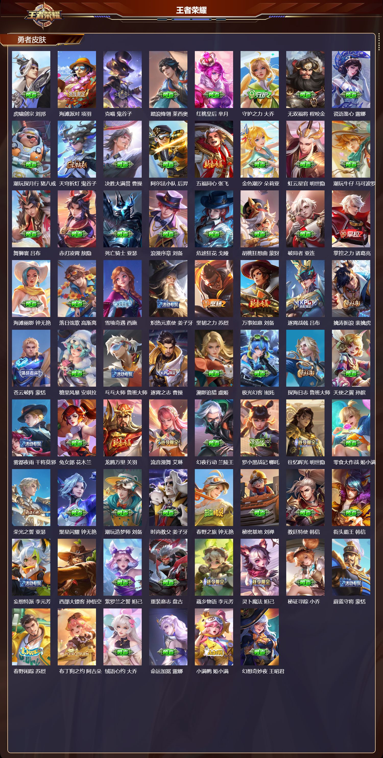 WZQM4257673王者荣耀账号详情图4