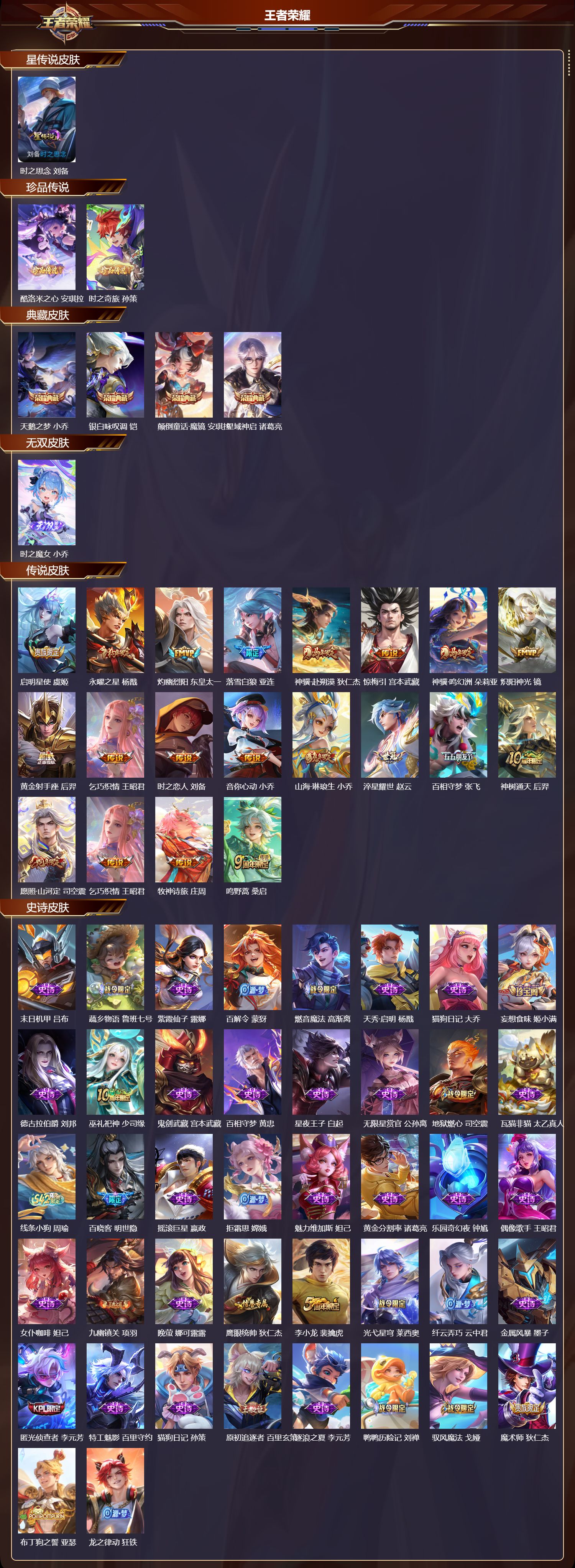 WZQM4257673王者荣耀账号详情图2