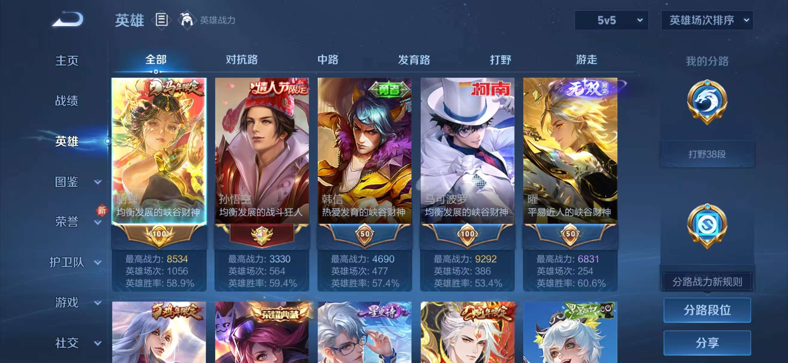 WZCMW4274748王者荣耀账号详情图6