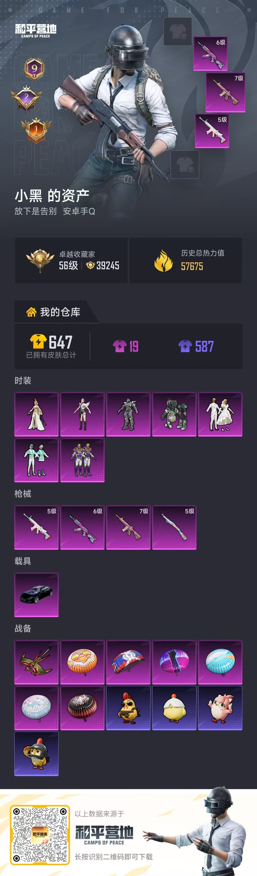 HPSJ4143125和平精英账号详情图2