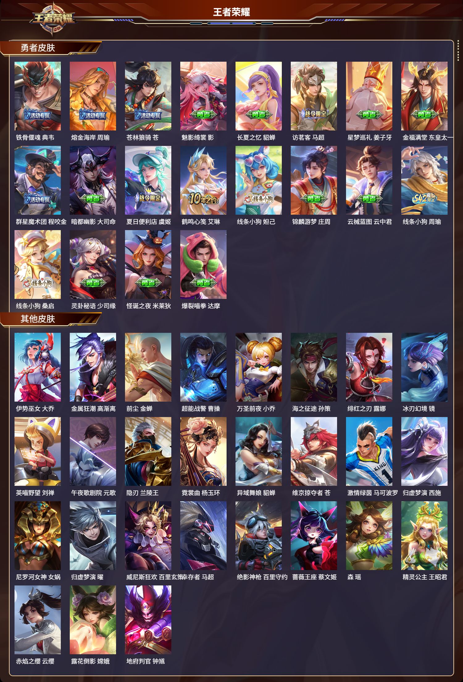 WZLX4259932王者荣耀账号详情图16