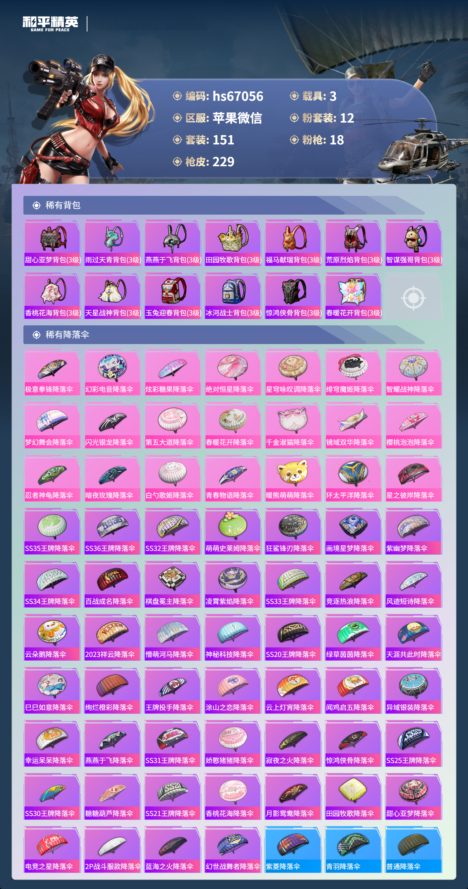 HPSJ4143191和平精英账号详情图10 HPSJ4143191和平精英账号详情图10