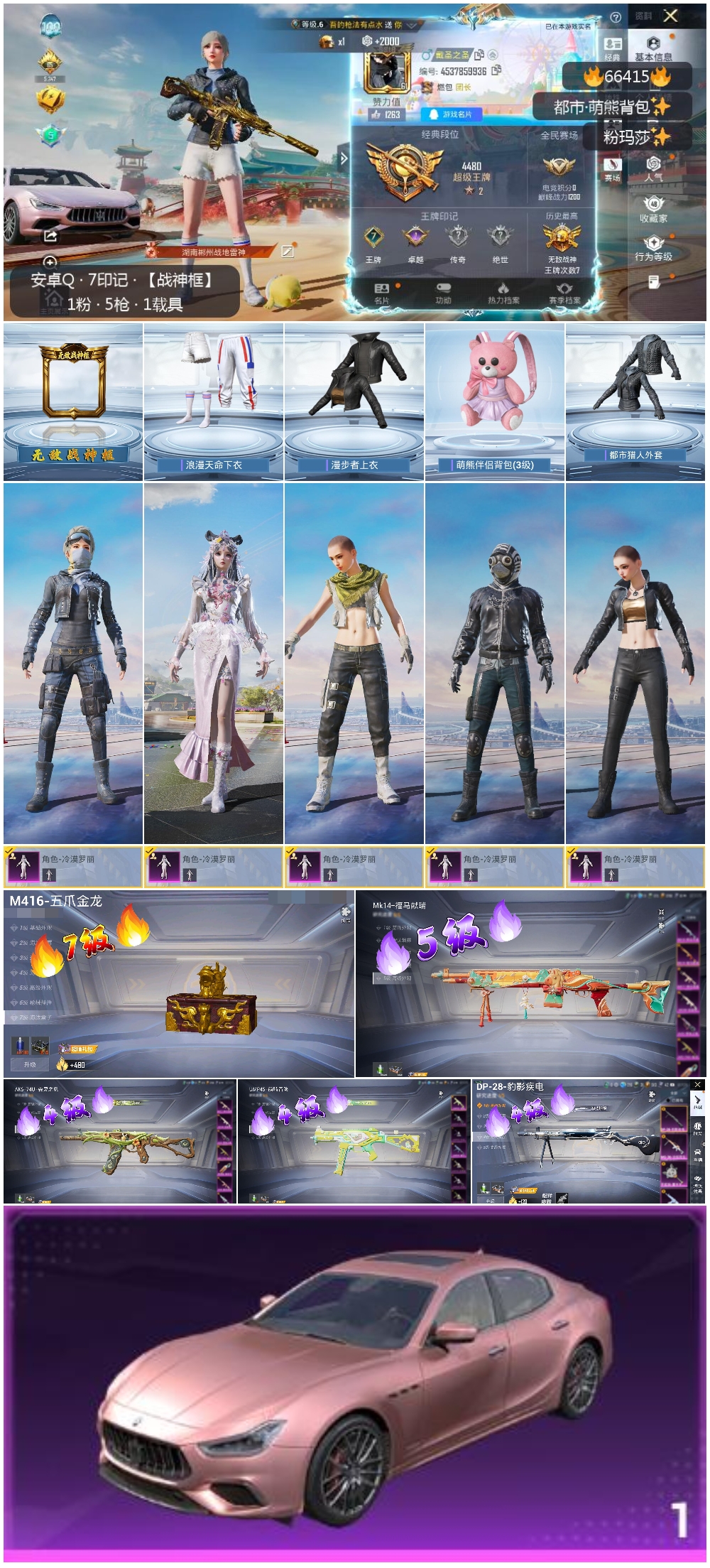 HPSJ4143643和平精英账号详情图4