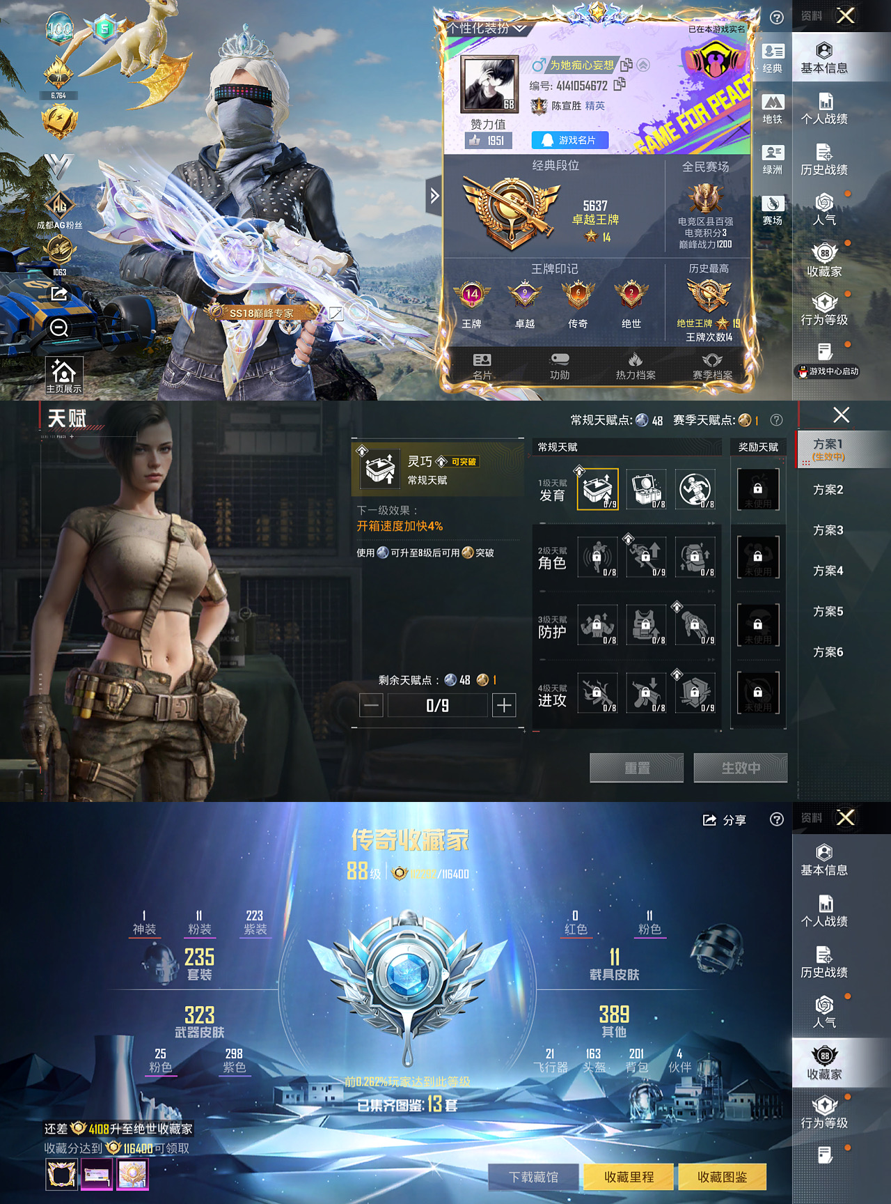 HPLX4149955和平精英账号详情图2