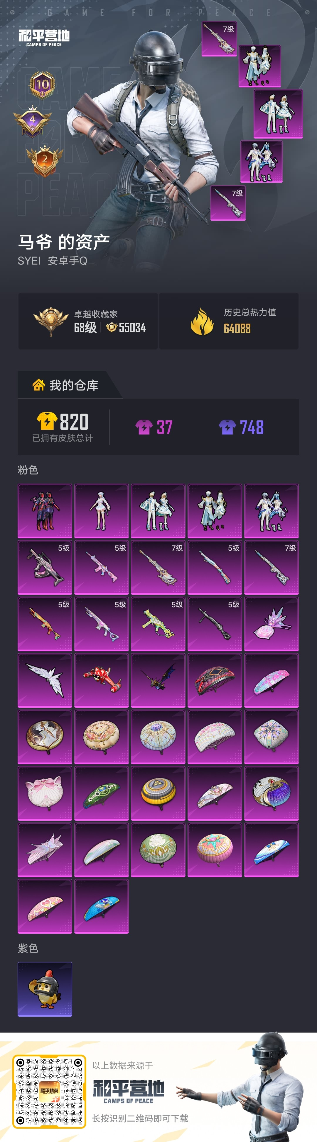 HPSJ4143704和平精英账号详情图2 HPSJ4143704和平精英账号详情图2