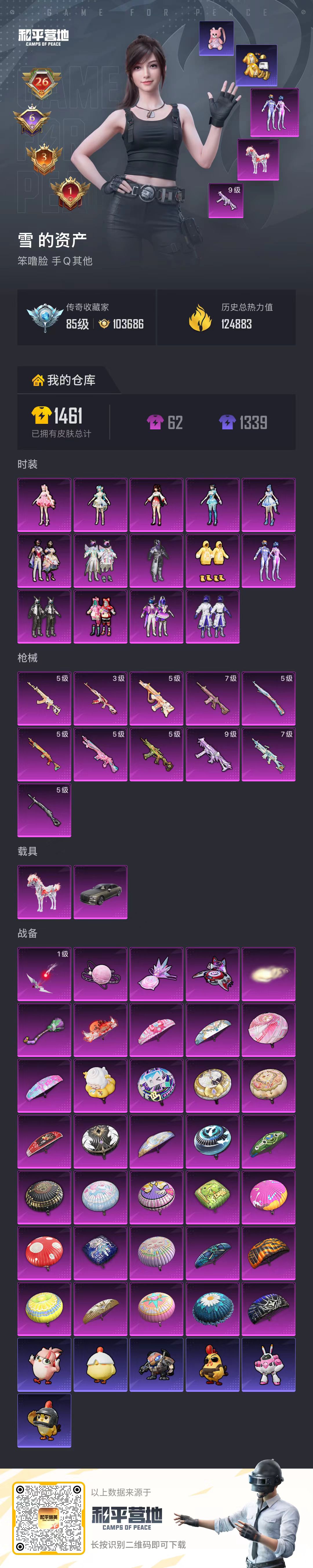 HPSJ4143309和平精英账号详情图2