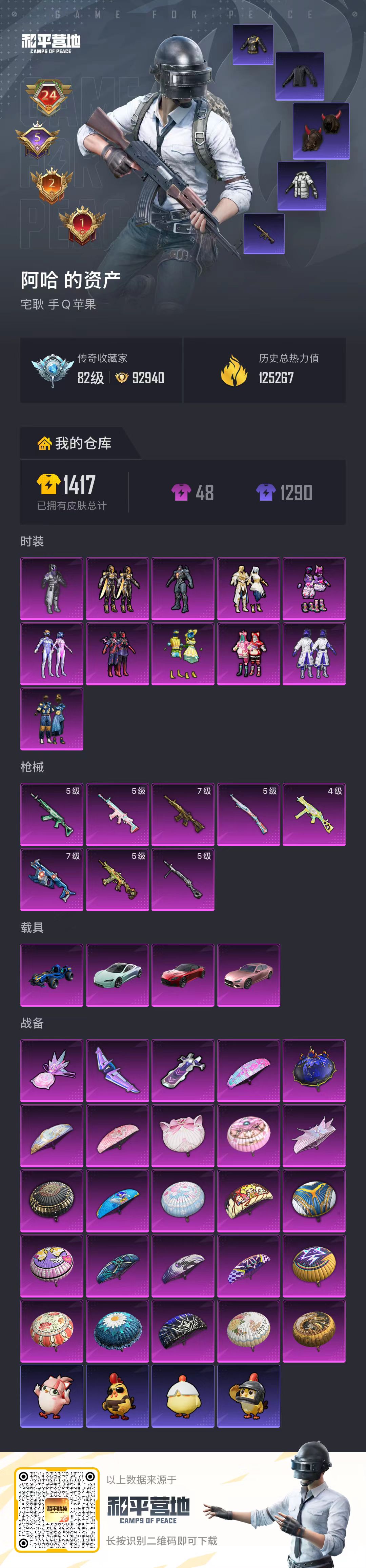 HPSJ4143465和平精英账号详情图2