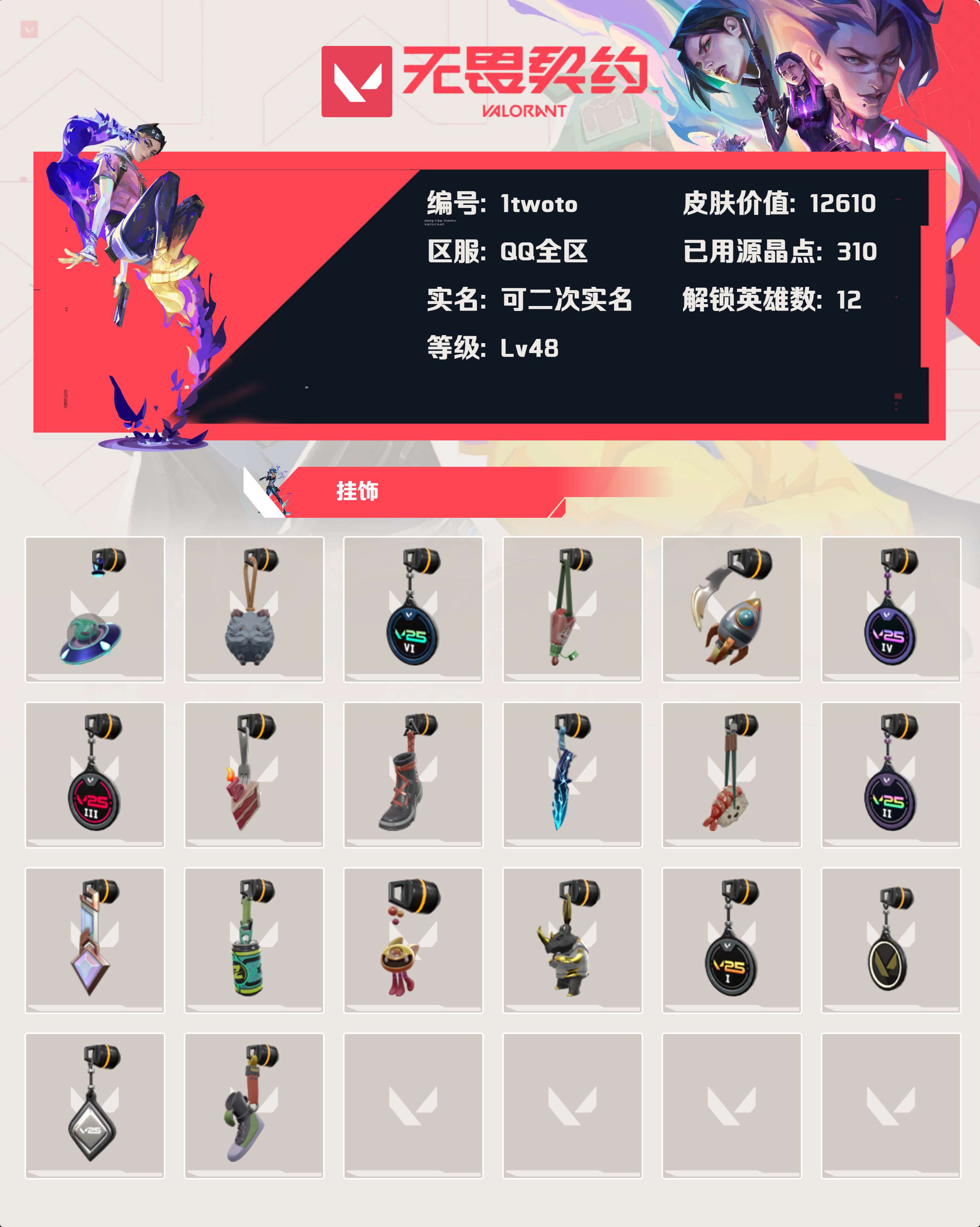 WWQLX425311无畏契约账号详情图3