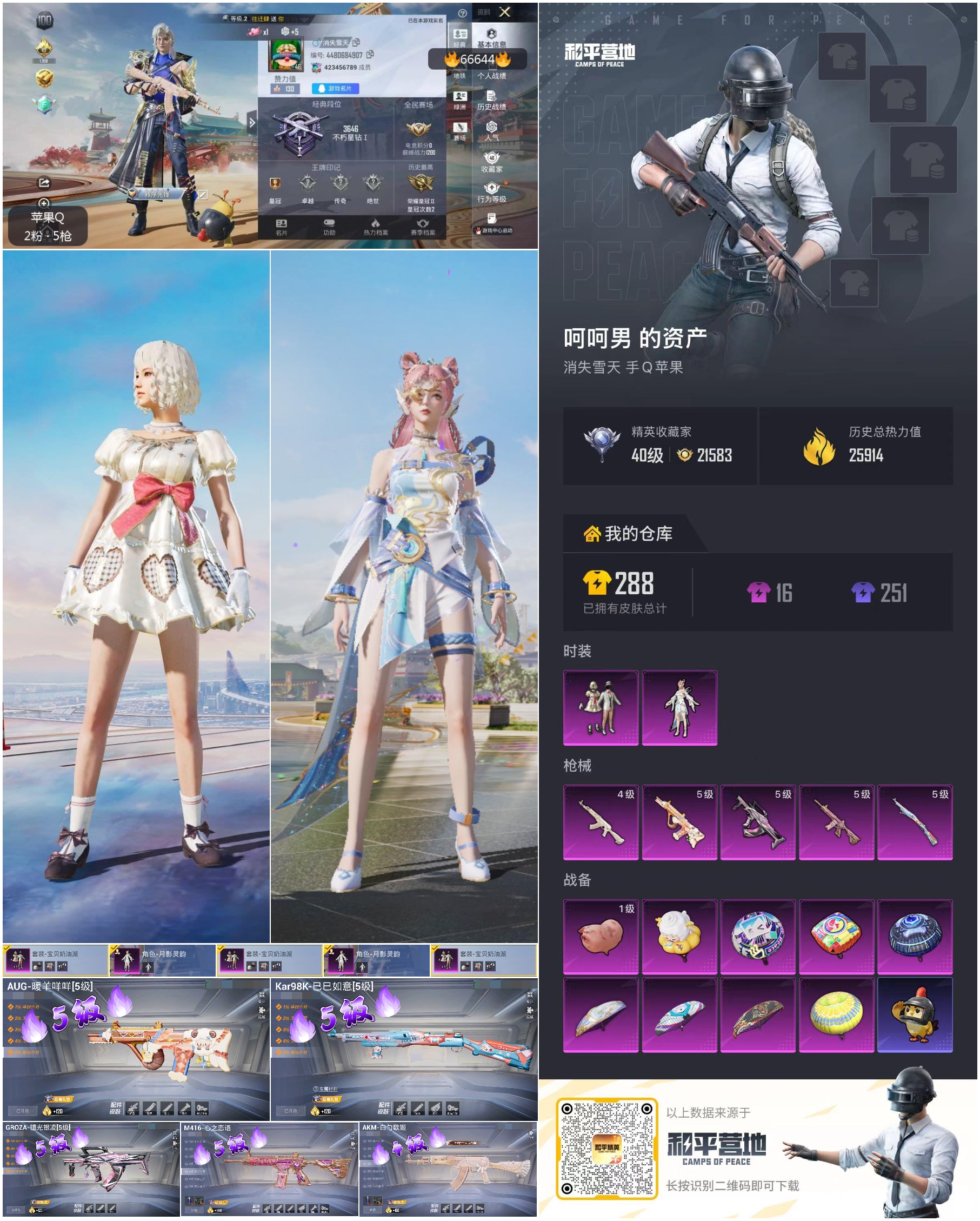 HPSJ4143467和平精英账号详情图4