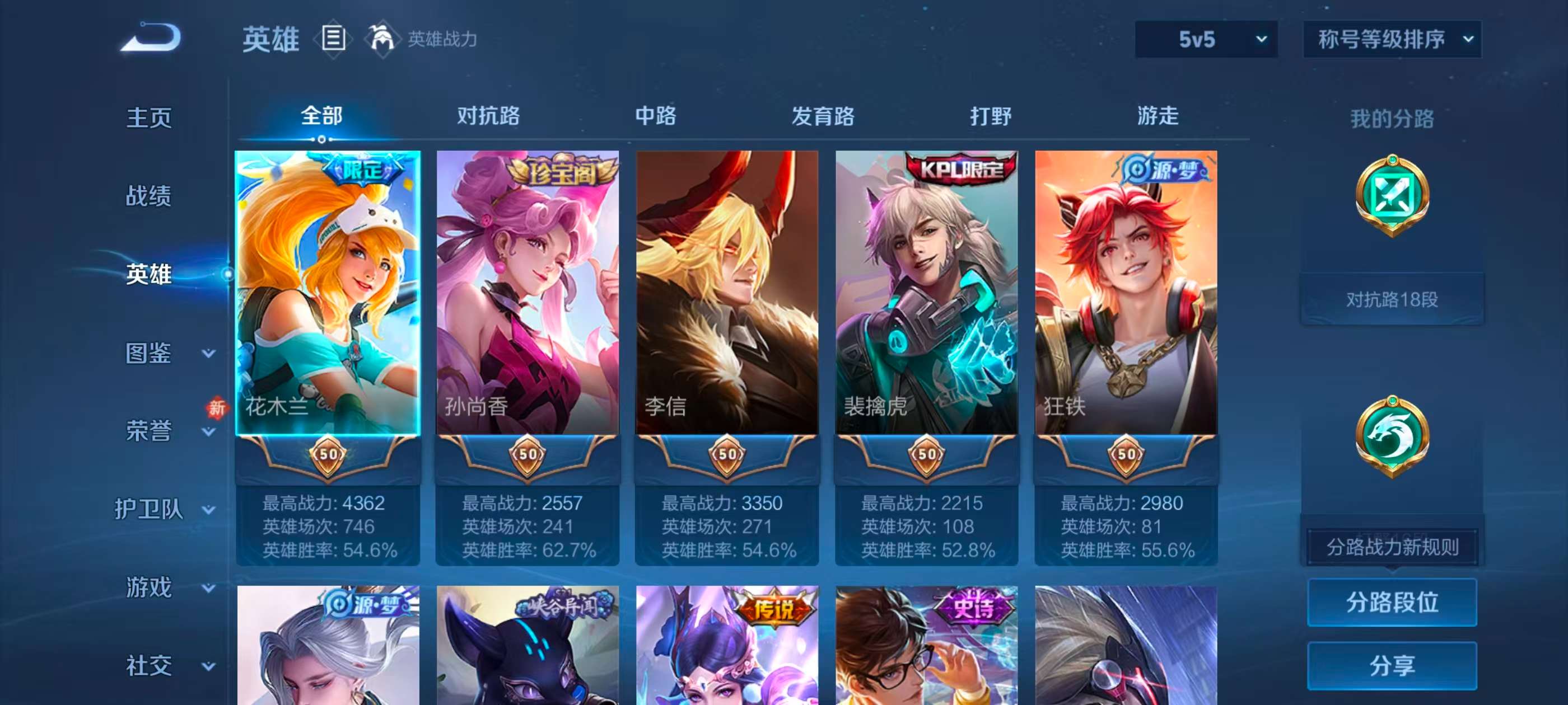 WZCMW4279490王者荣耀账号详情图3