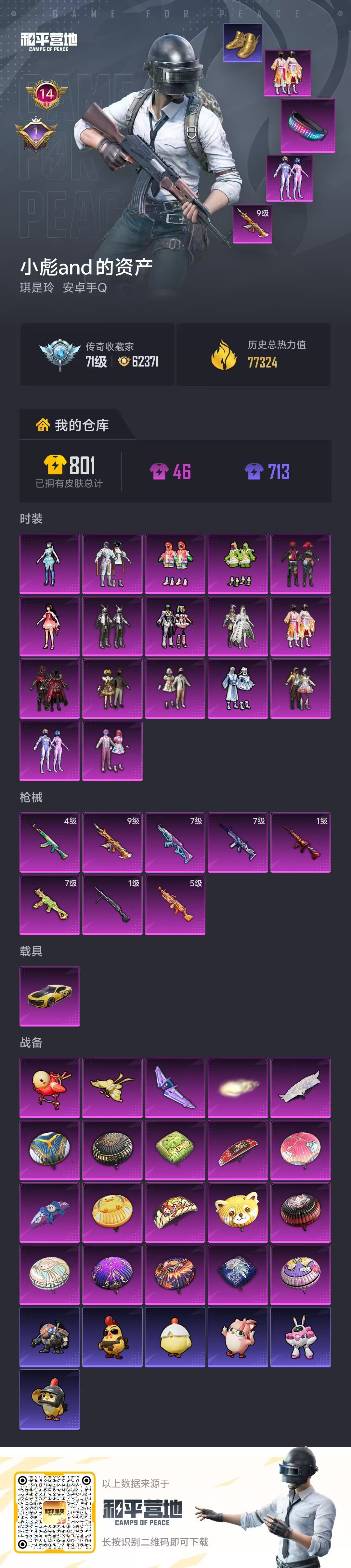 HPSJ4143056和平精英账号详情图2 HPSJ4143056和平精英账号详情图2