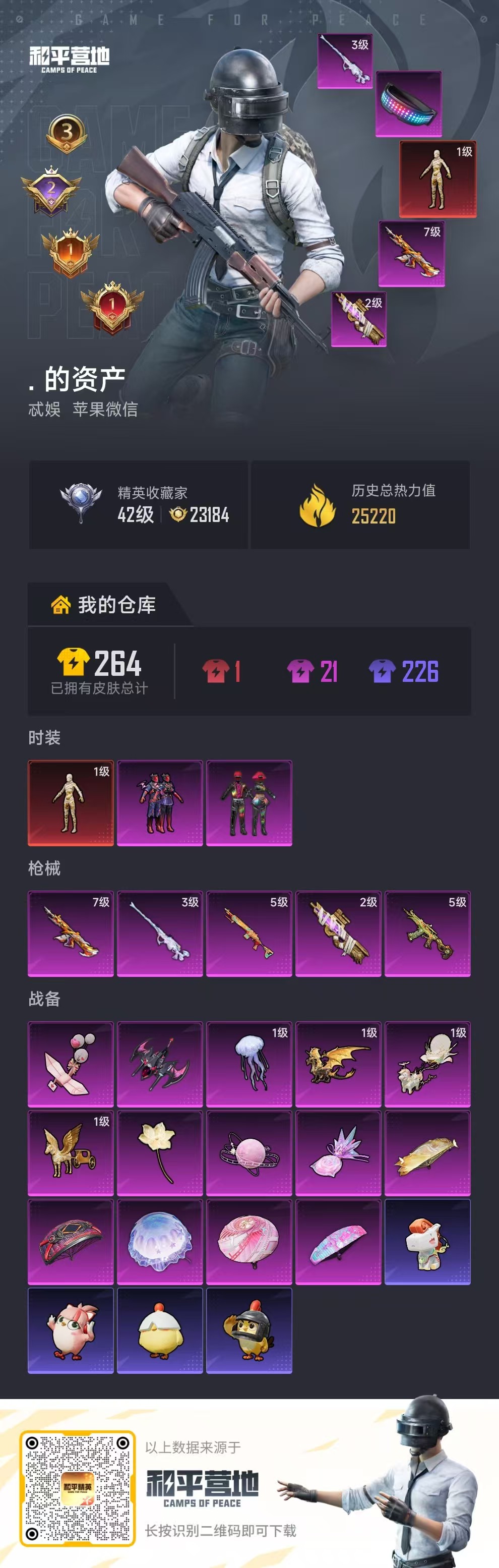 HPSJ4143655和平精英账号详情图2