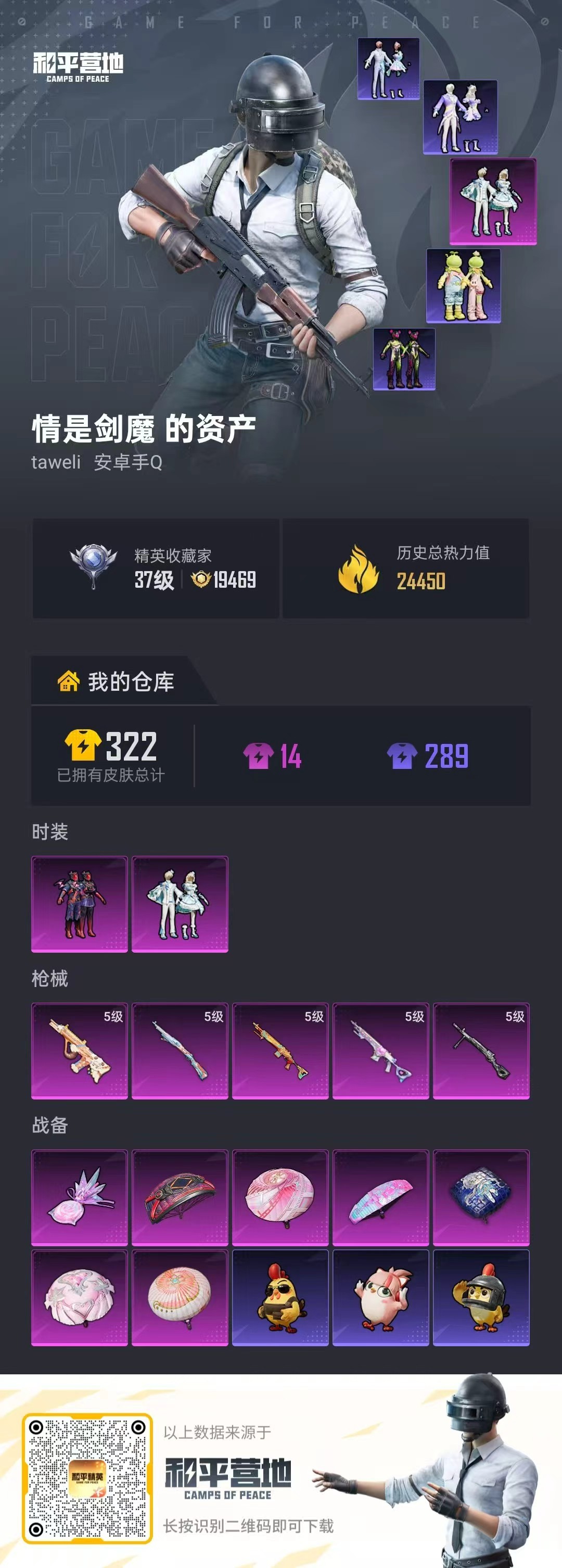 HPSJ4143201和平精英账号详情图2