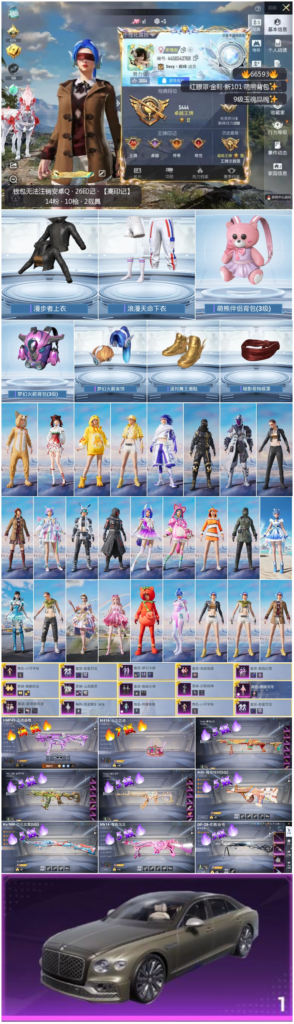 HPSJ4143309和平精英账号详情图4