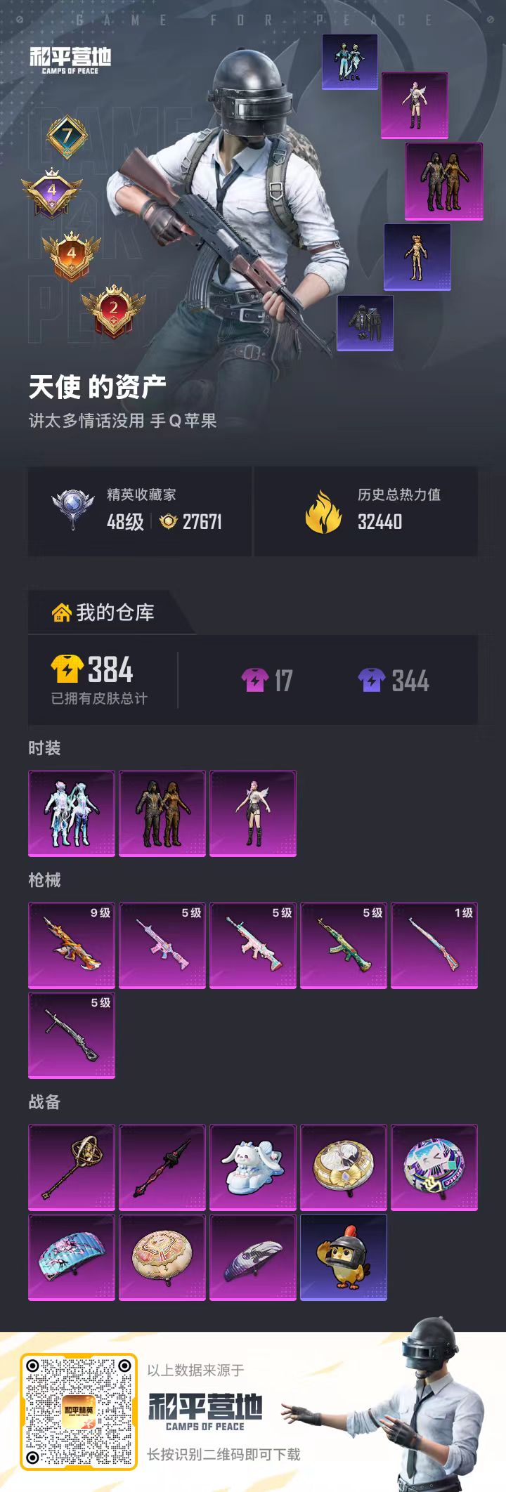 HPSJ4143706和平精英账号详情图2 HPSJ4143706和平精英账号详情图2