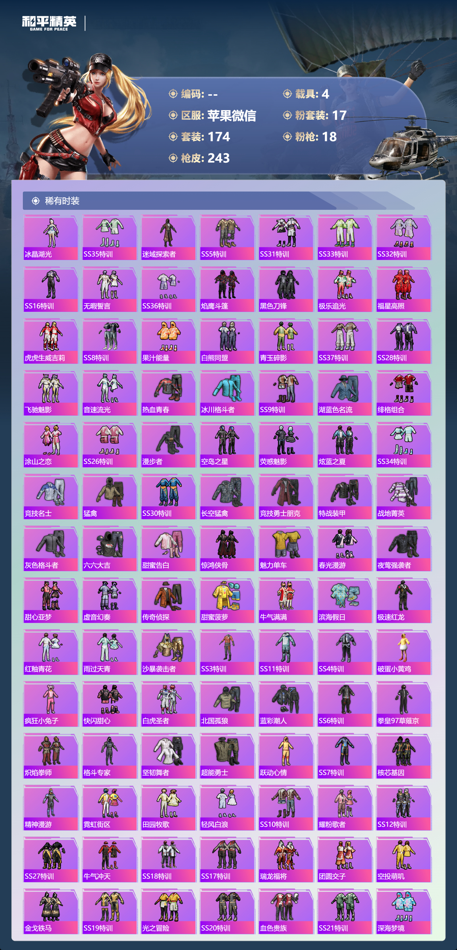 HPSJ4143326和平精英账号详情图5