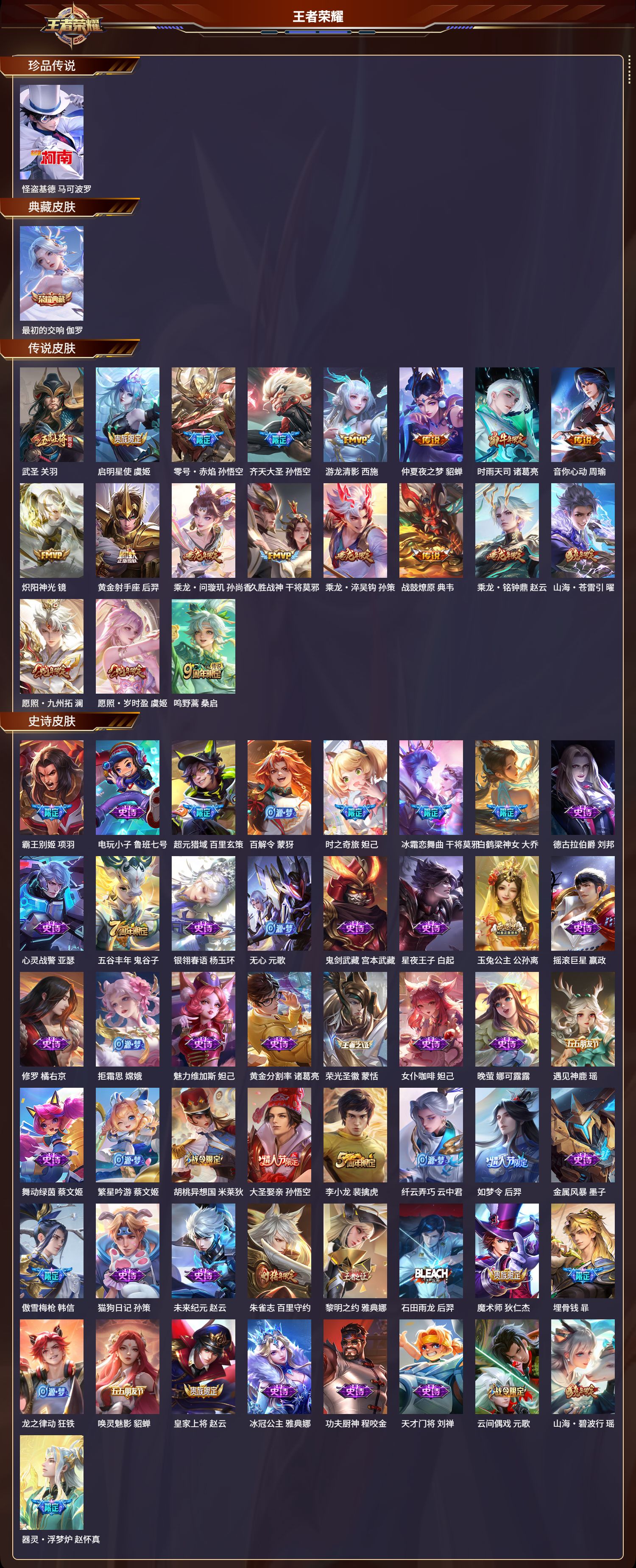 WZLX4259949王者荣耀账号详情图2