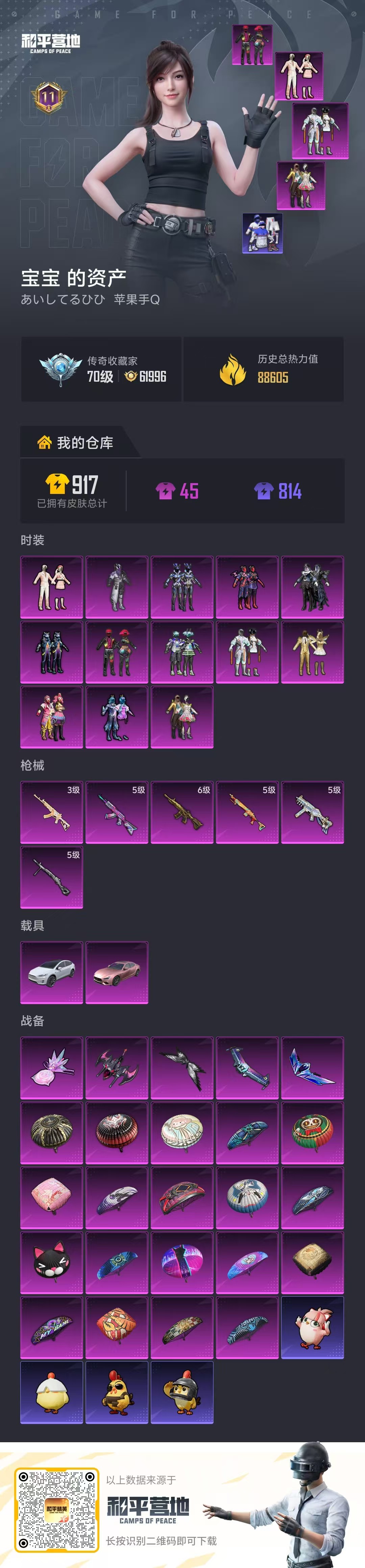 HPSJ4143469和平精英账号详情图2