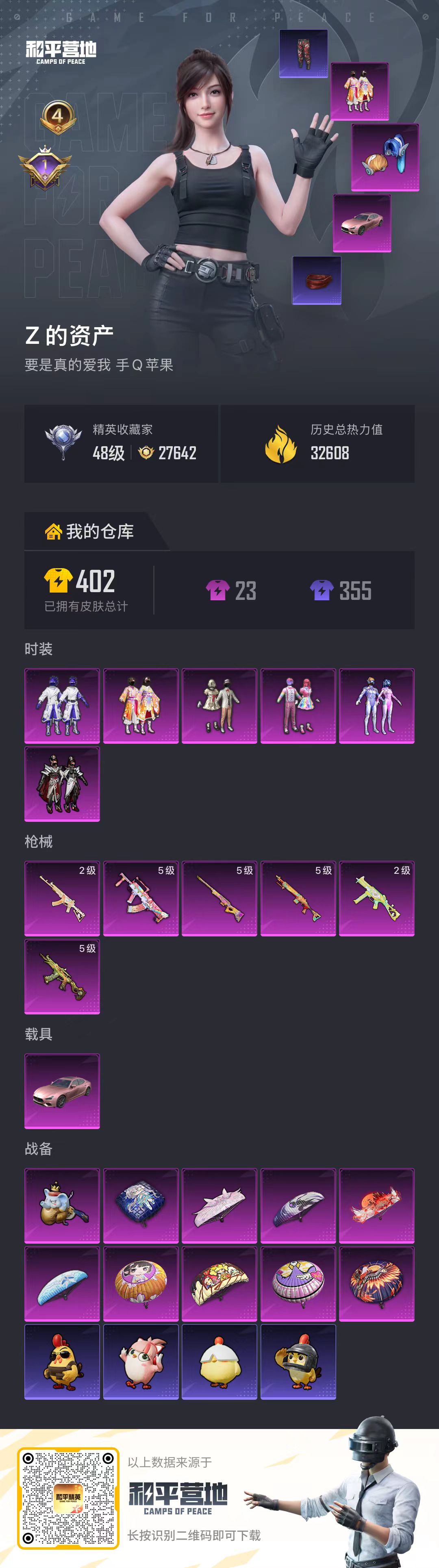HPSJ4143470和平精英账号详情图2
