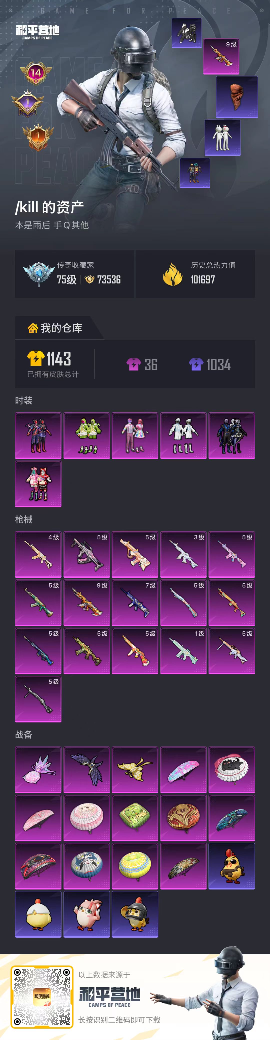 HPSJ4143187和平精英账号详情图2 HPSJ4143187和平精英账号详情图2