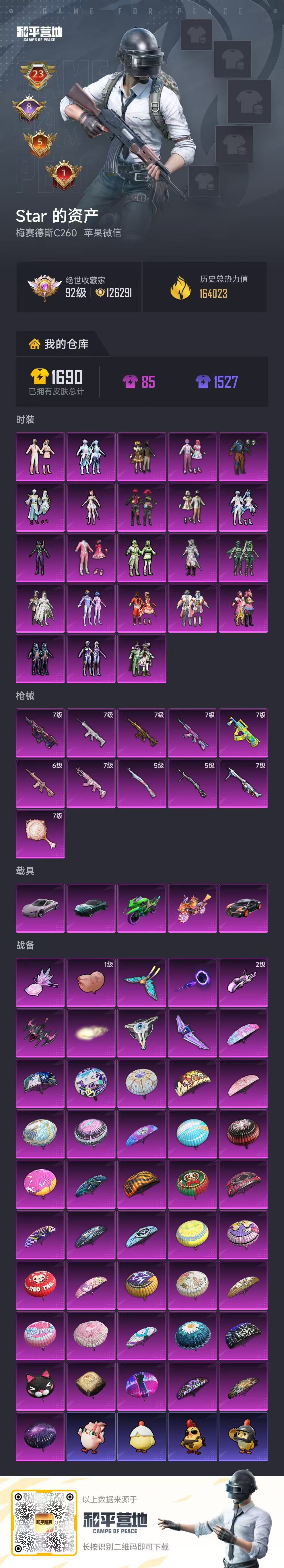 HPSJ4143327和平精英账号详情图2