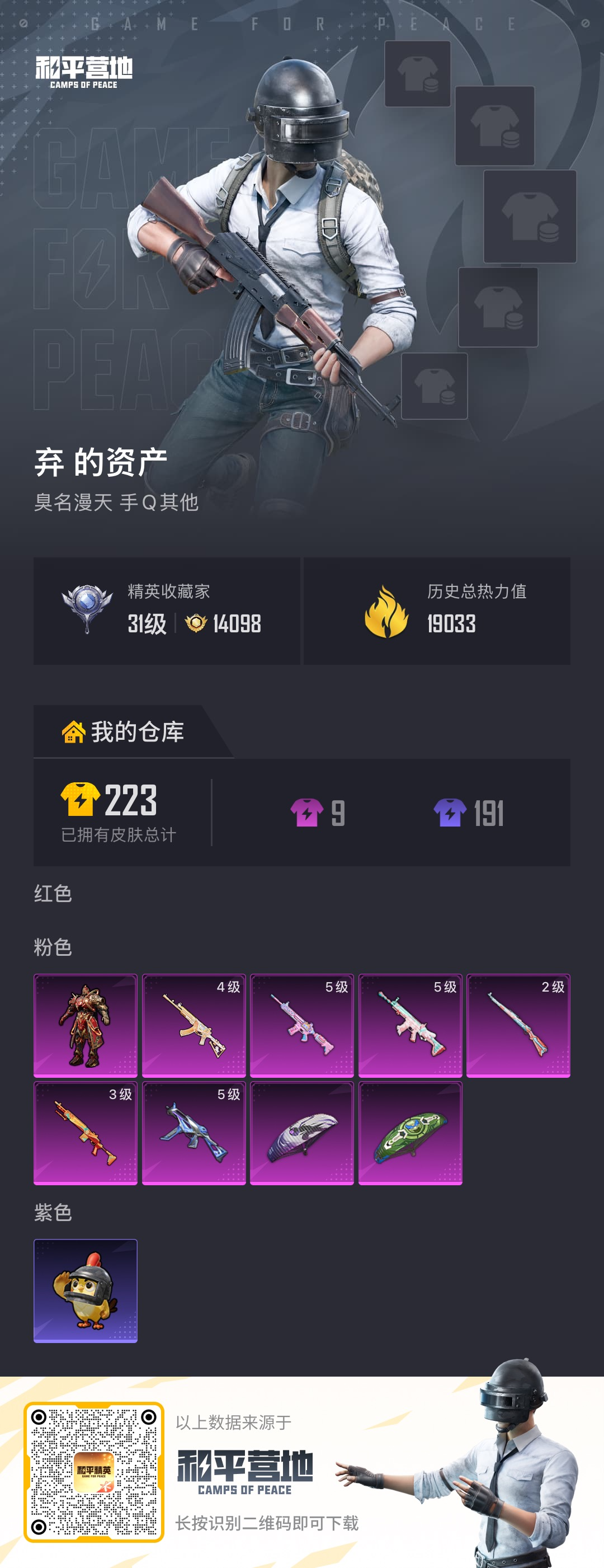 HPSJ4143711和平精英账号详情图2