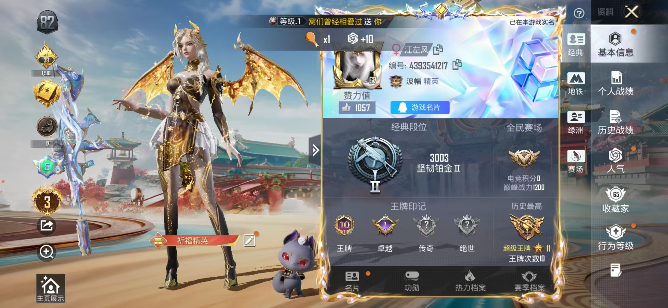 HPSJ4143720和平精英账号详情图3 HPSJ4143720和平精英账号详情图3