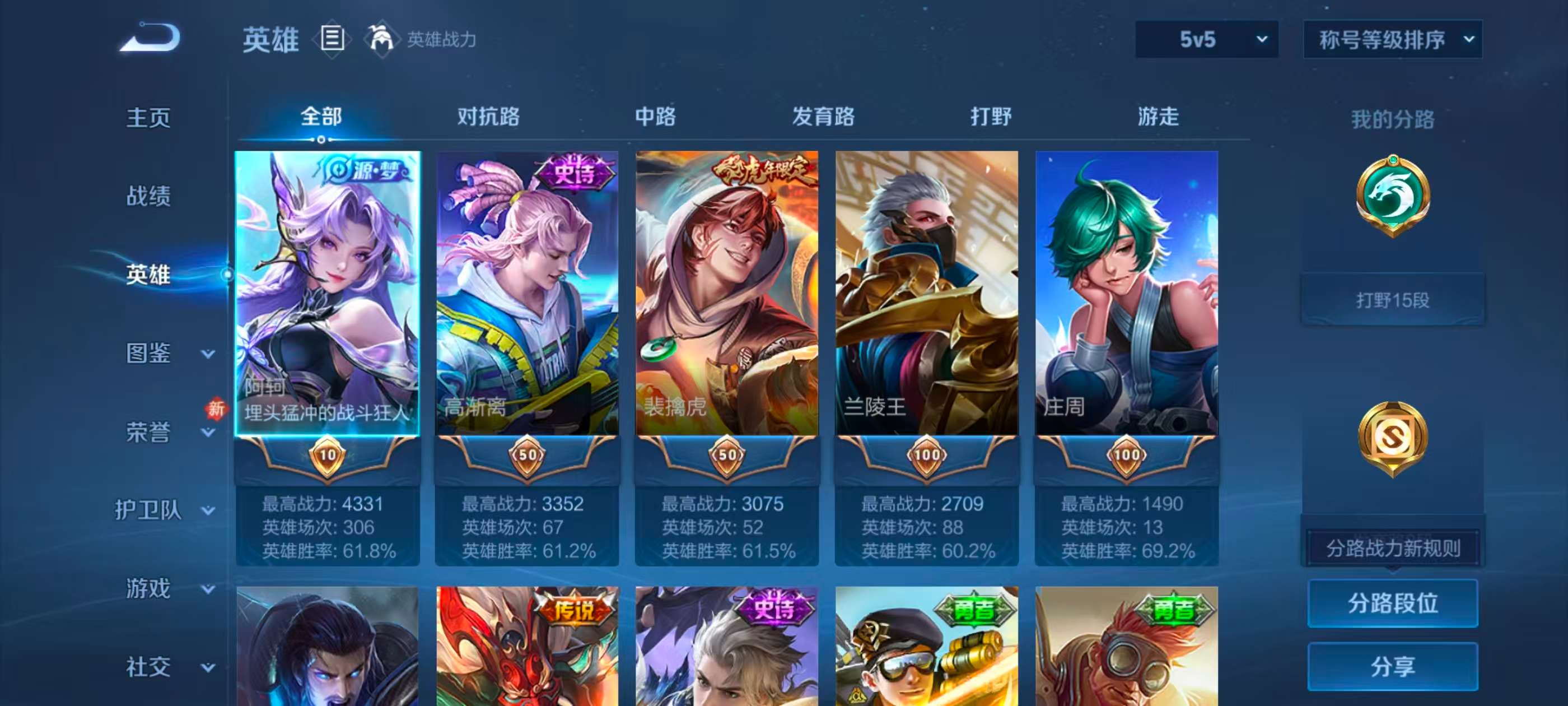 WZCMW4278896王者荣耀账号详情图3