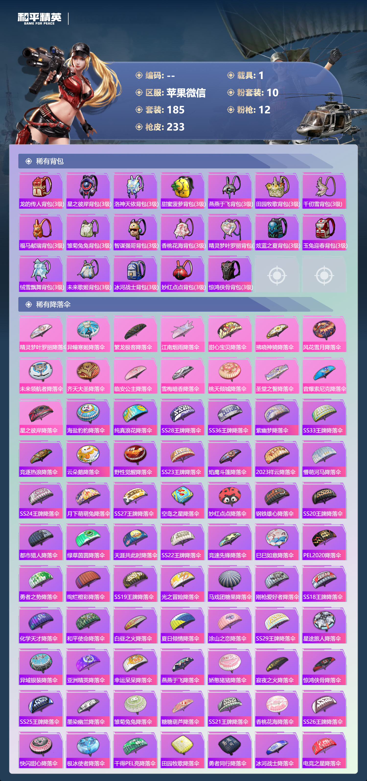 HPSJ4143072和平精英账号详情图10 HPSJ4143072和平精英账号详情图10