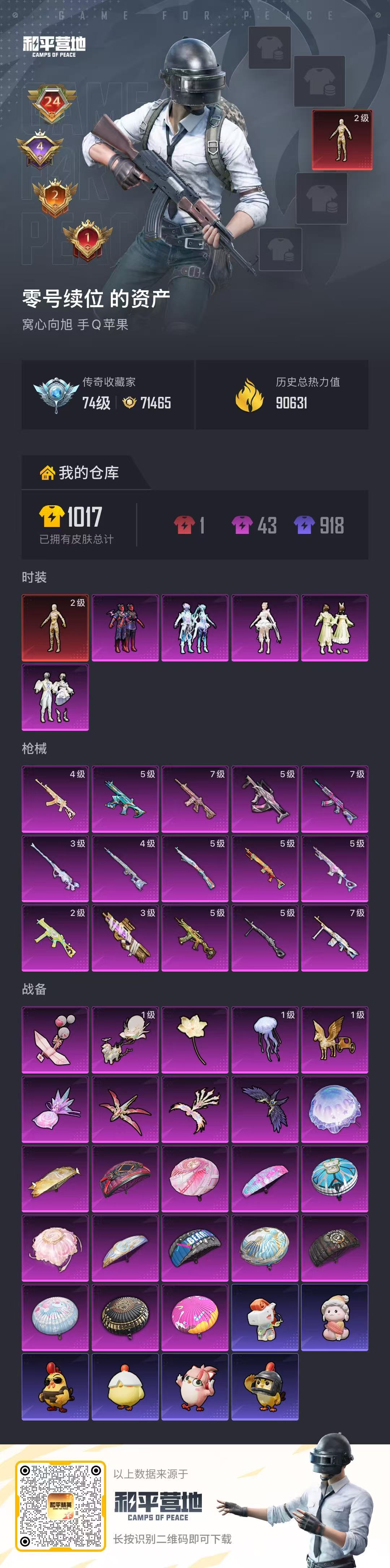 HPSJ4143476和平精英账号详情图2 HPSJ4143476和平精英账号详情图2